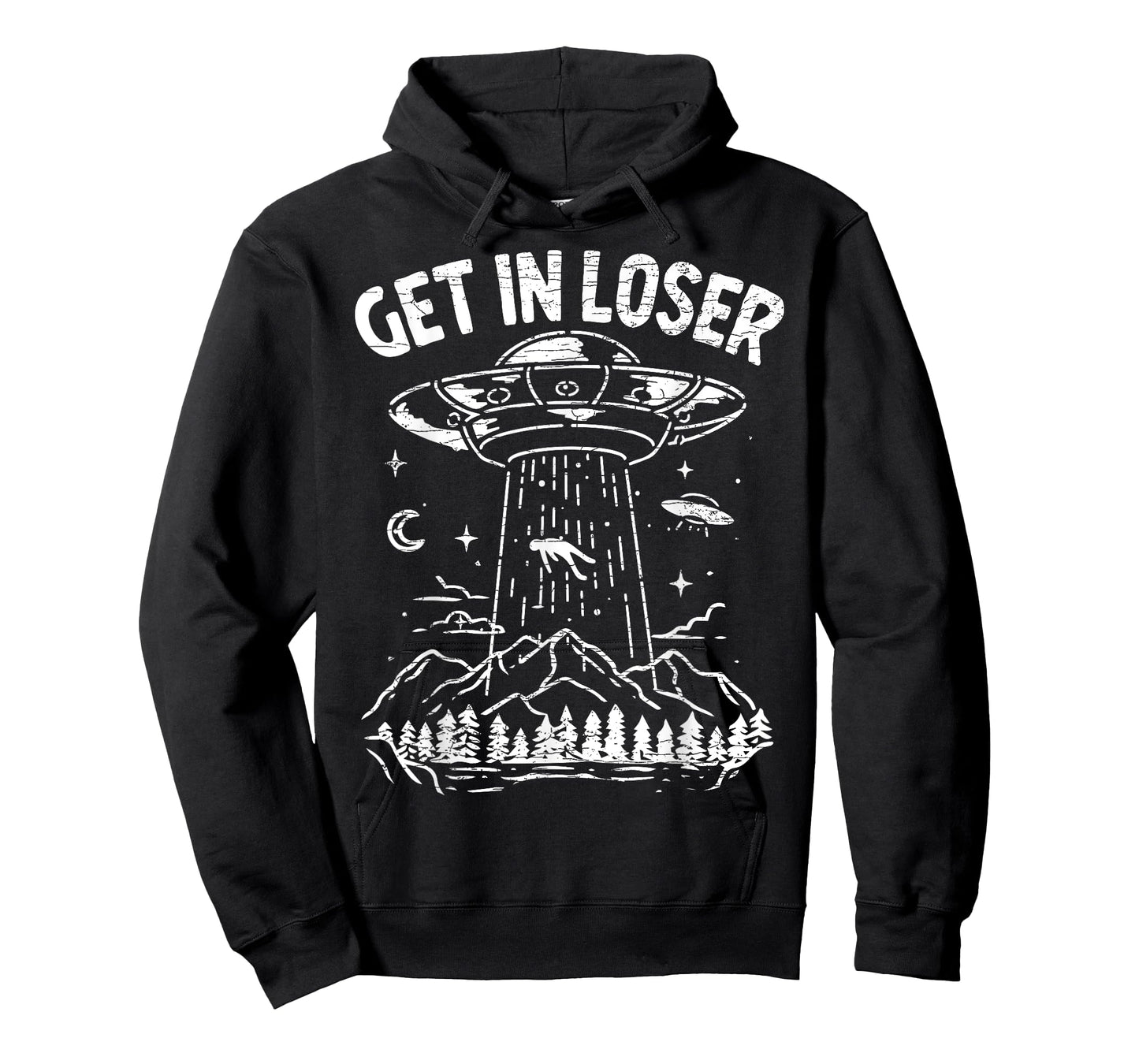 Alien Abduction Get In Loser Ufo T-Shirt