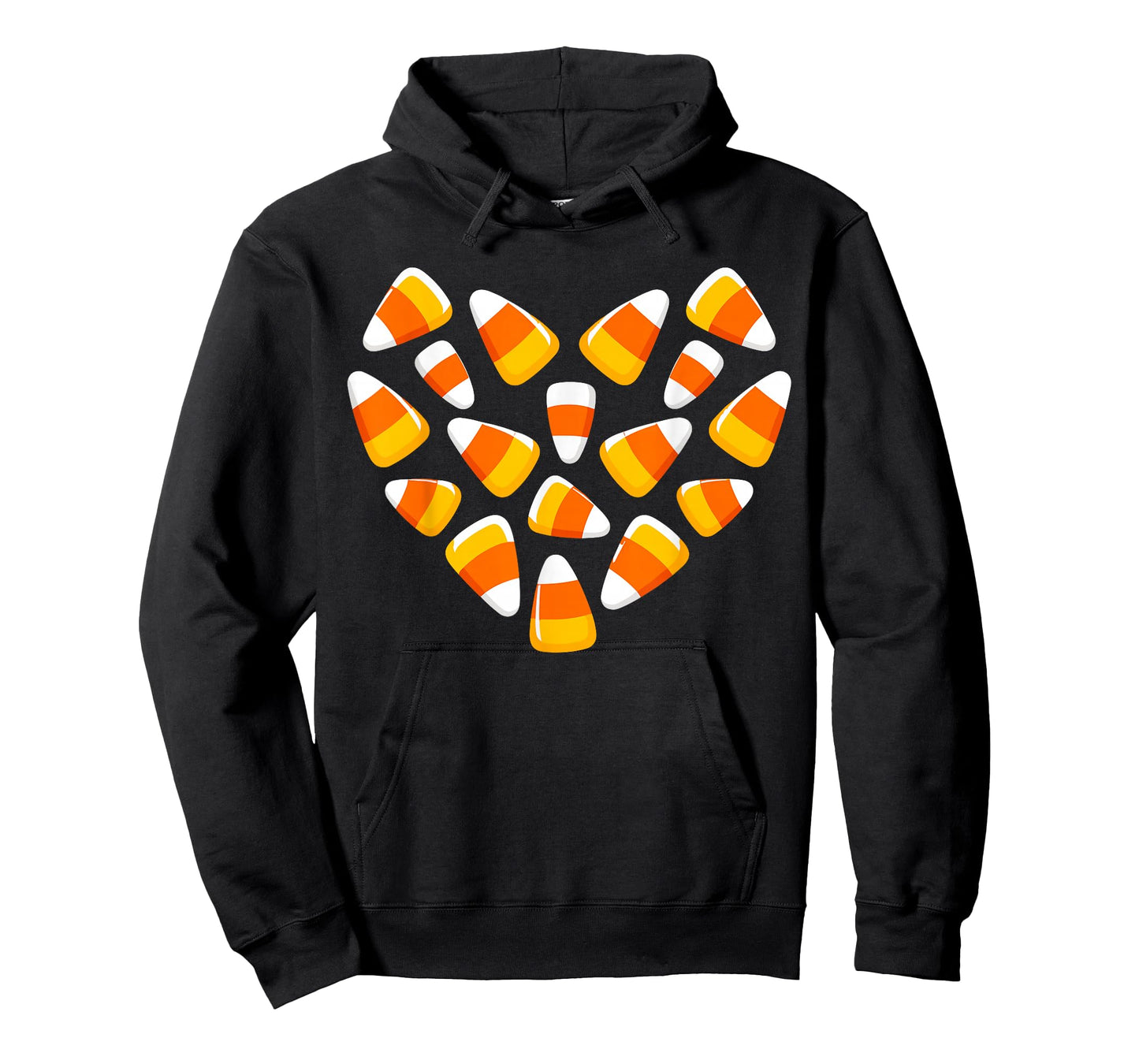 Candy Corn Heart Halloween T-Shirt