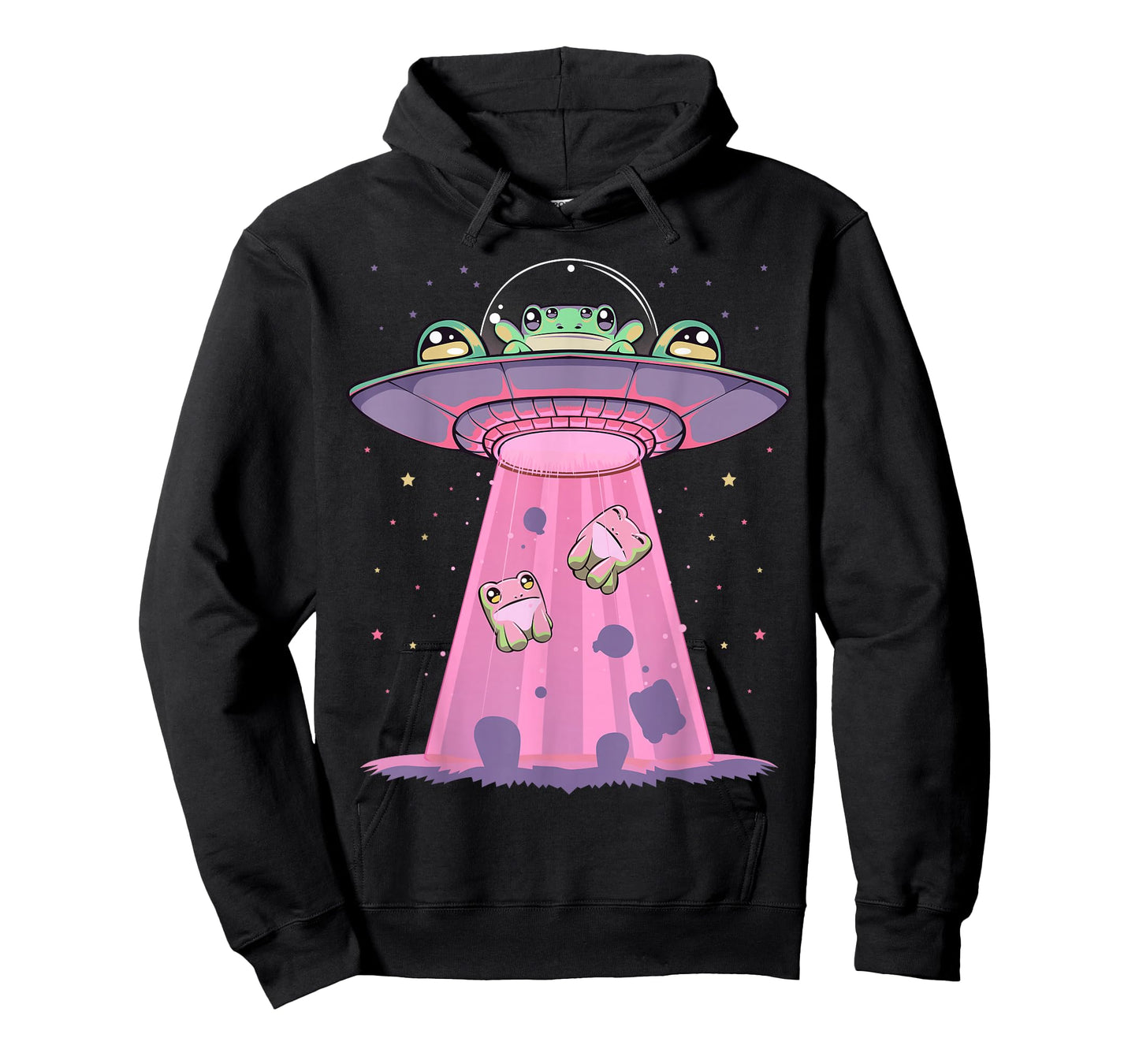 Kawaii Frogs UFO Aliens Frog T-Shirt