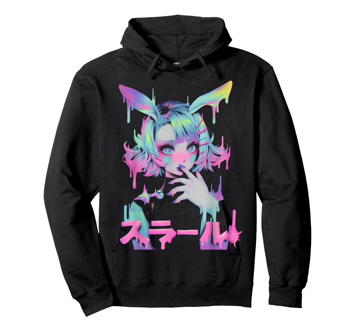 Anime Manga Cyberpunk Aesthetic Techwear Harajuku Bunny T-Shirt