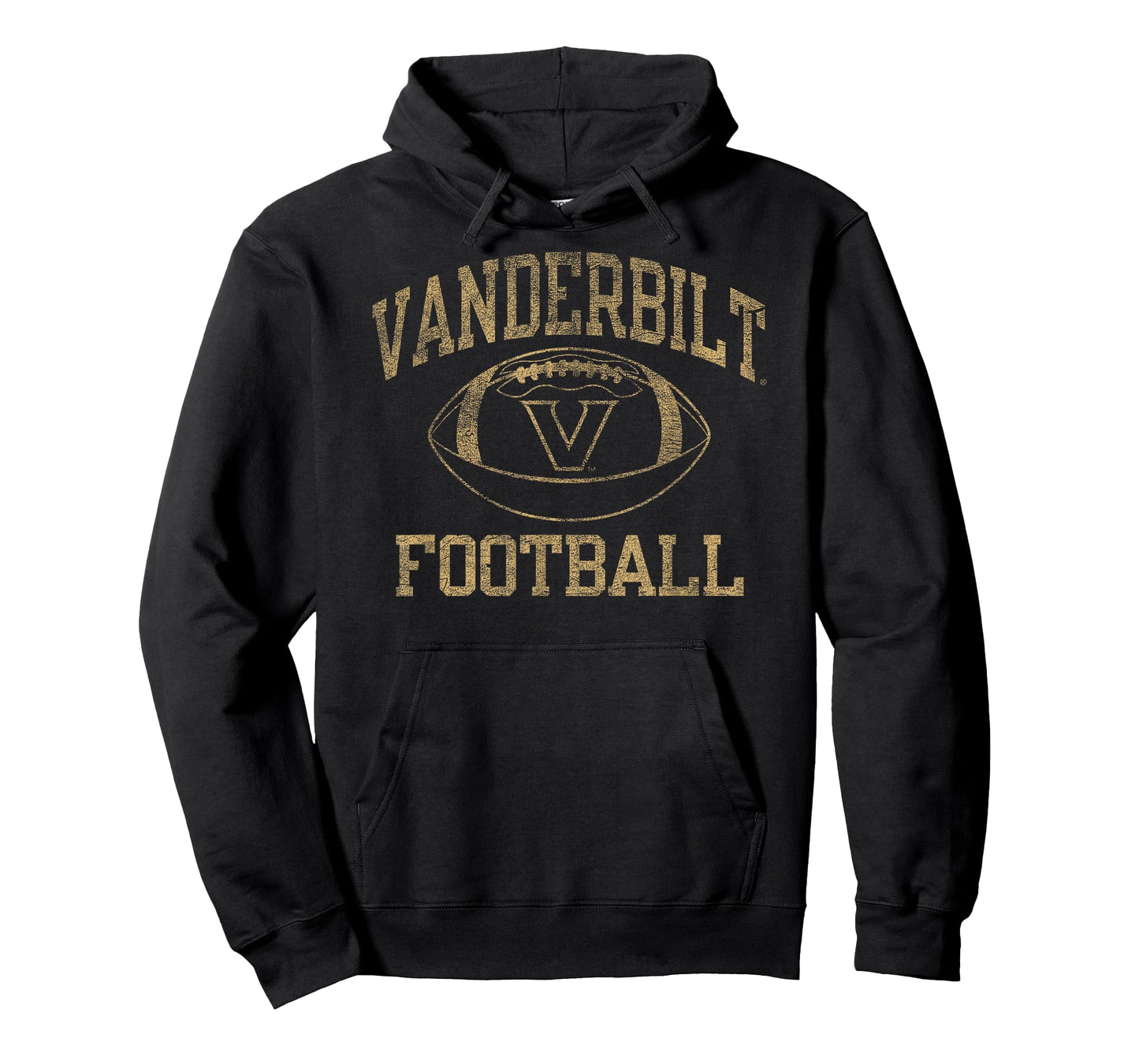 Vanderbilt Commodores Football Intensity Vintage Black T-Shirt