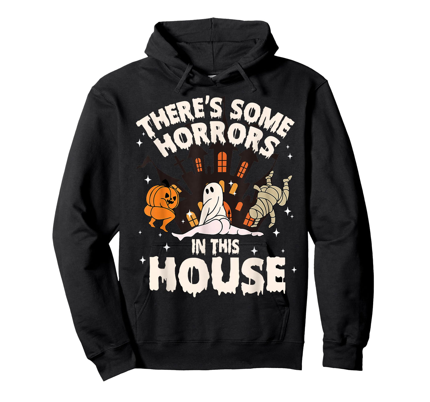 There's Some Horrors In This House Ghost Halloween Funny T-Shirt