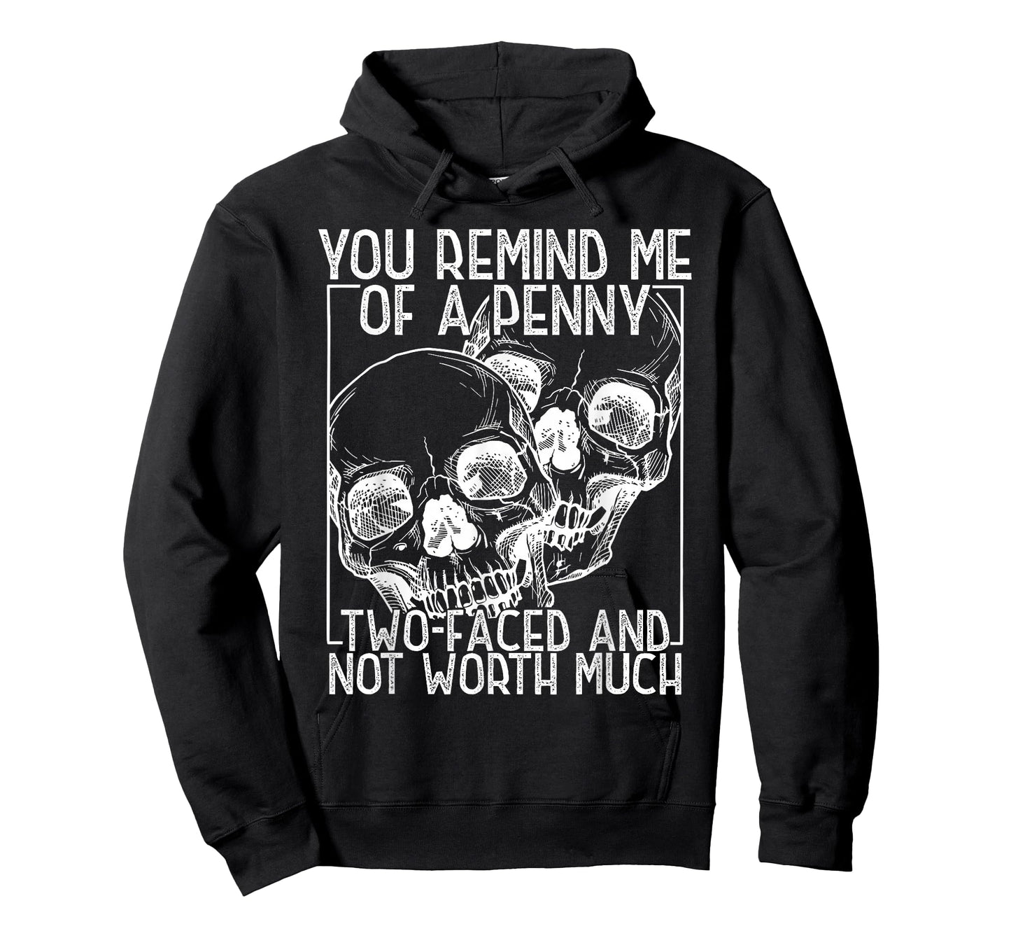 Skull You Remind Me of a Penny Happy Halloween Spooky Season T-Shirt