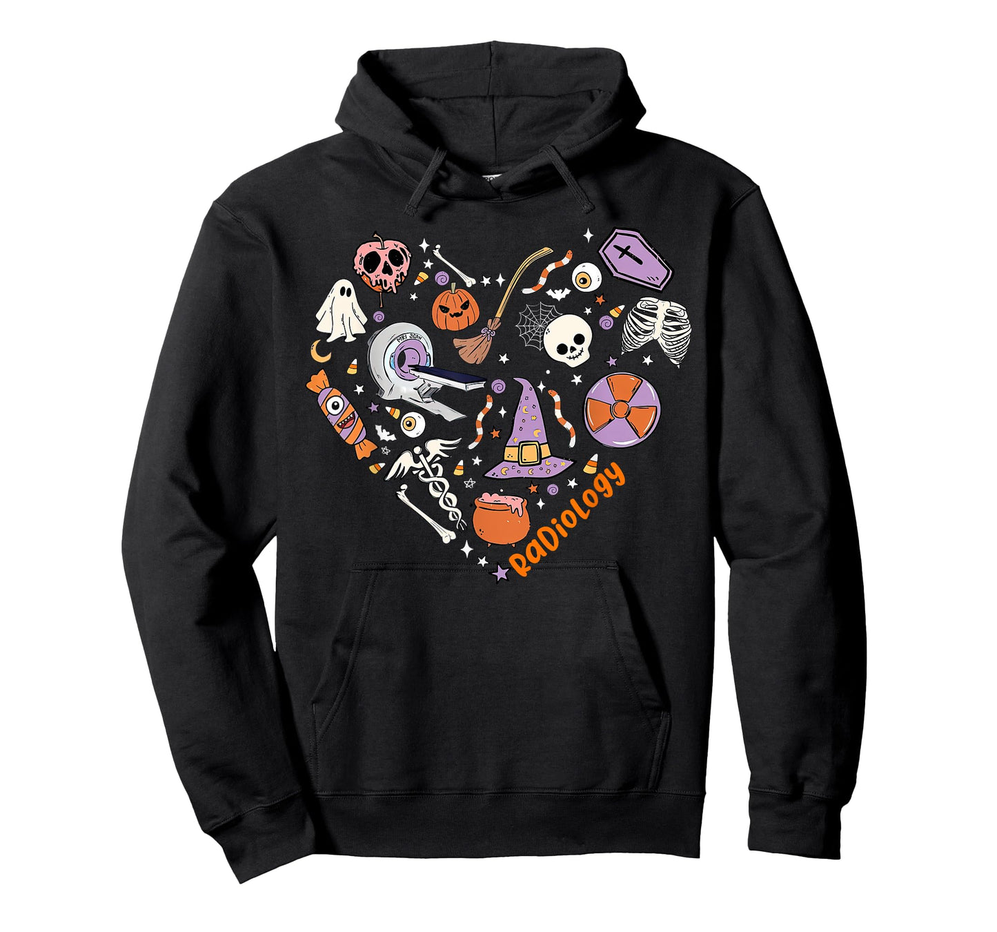 Halloween Radiology Heart Technologist X-ray Tech Autumn T-Shirt