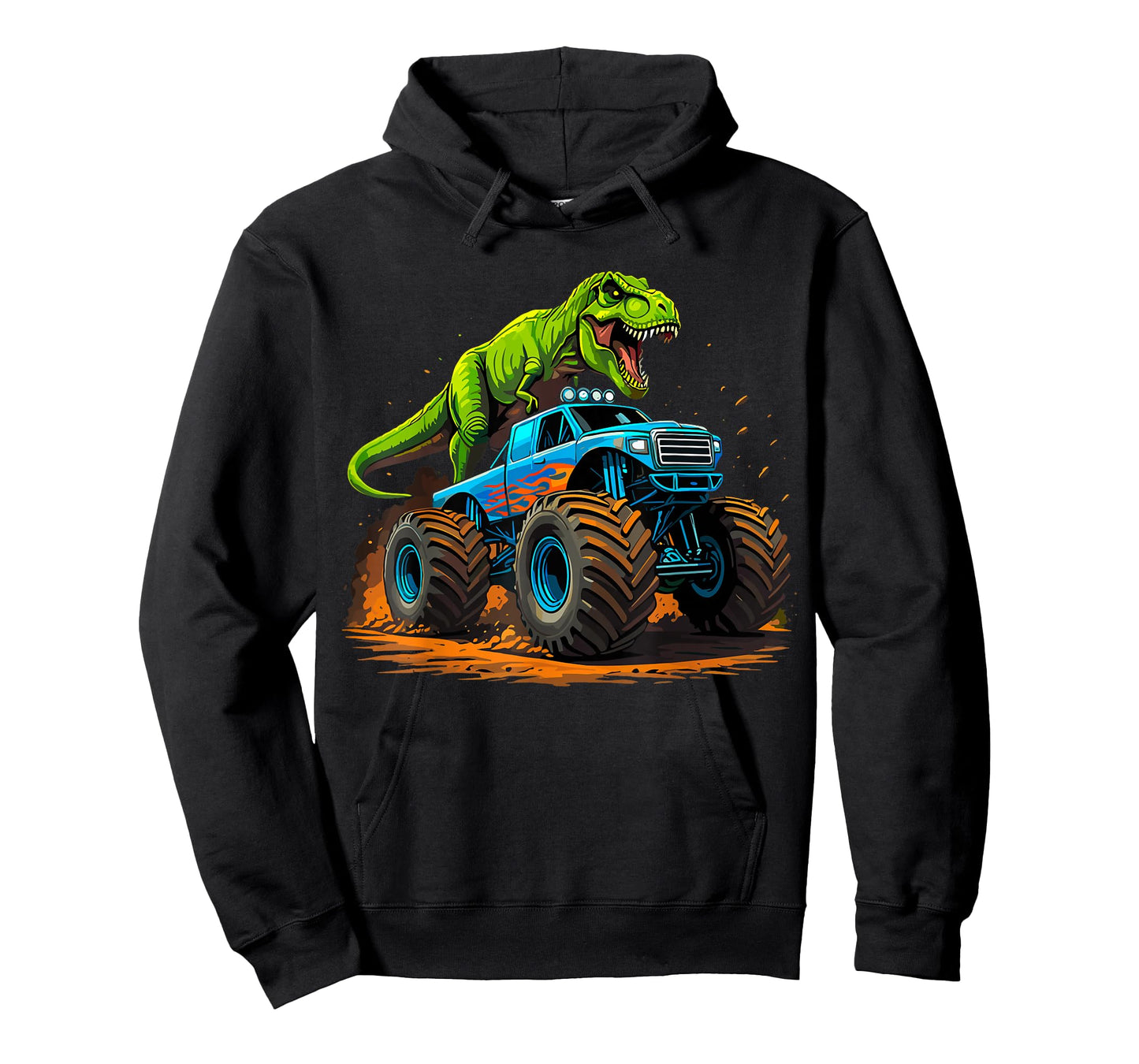 Monster Truck Dinosaur Birthday T-Shirt