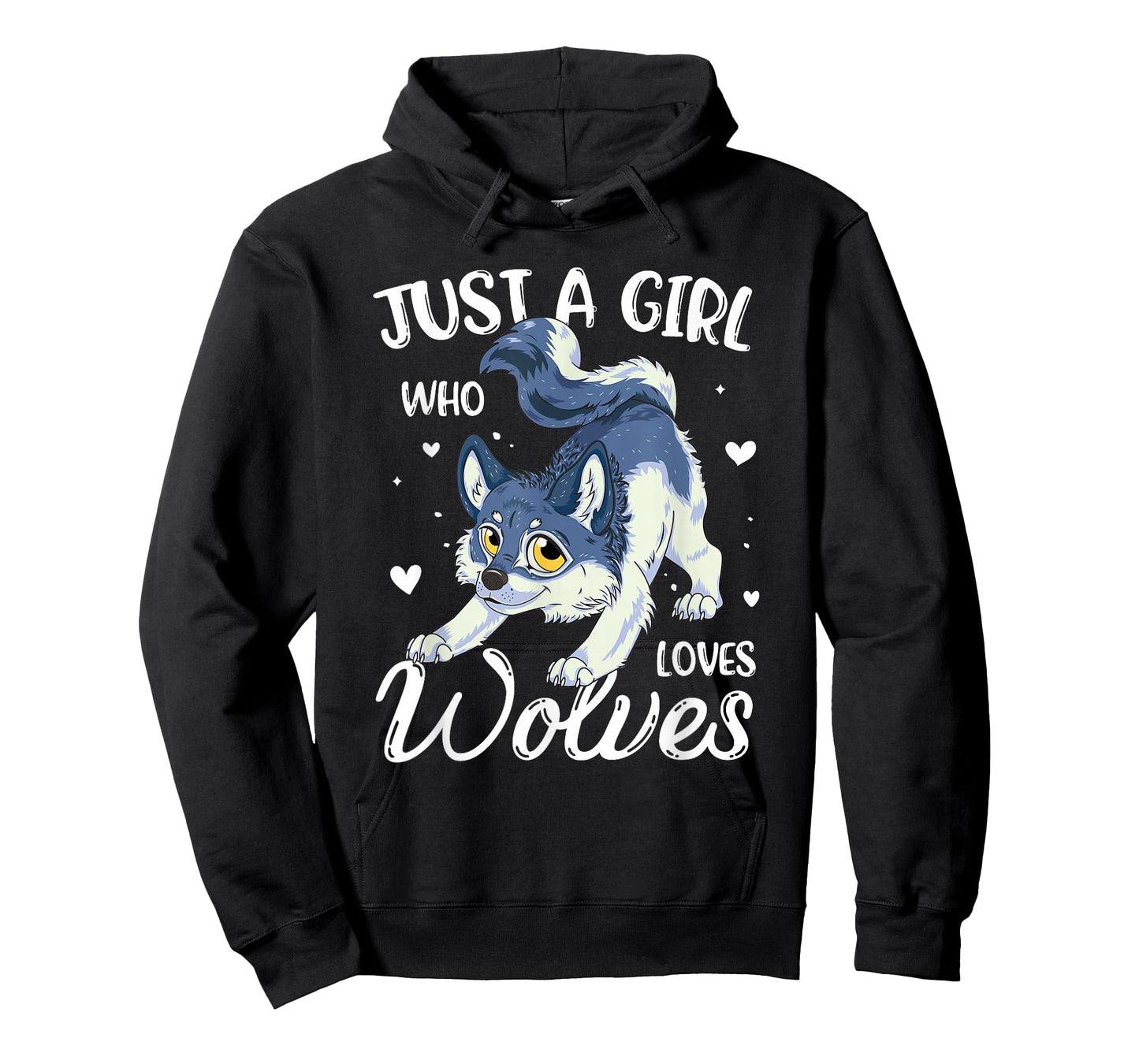 Just A Girl Who Loves Wolves Wolf Lover Women T-Shirt