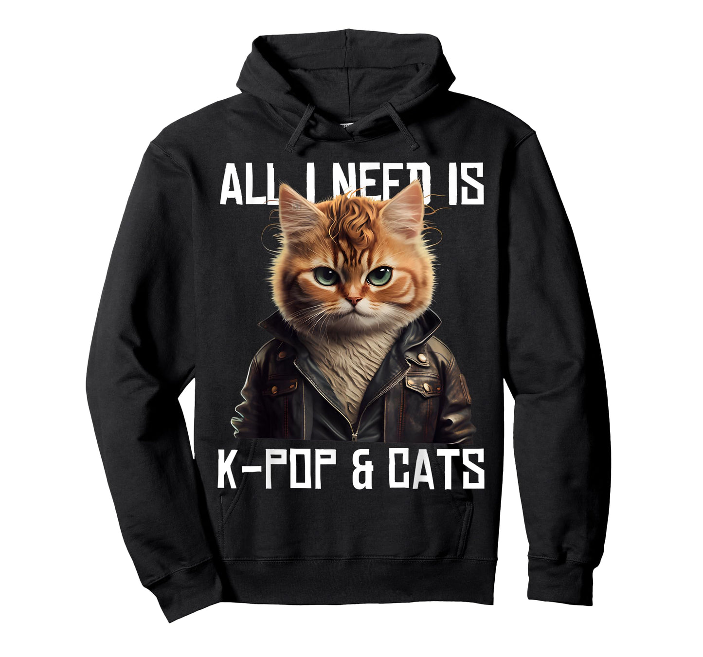 All I Need Is K-Pop and Cats KPop Music Outfit Dress Korean T-Shirt