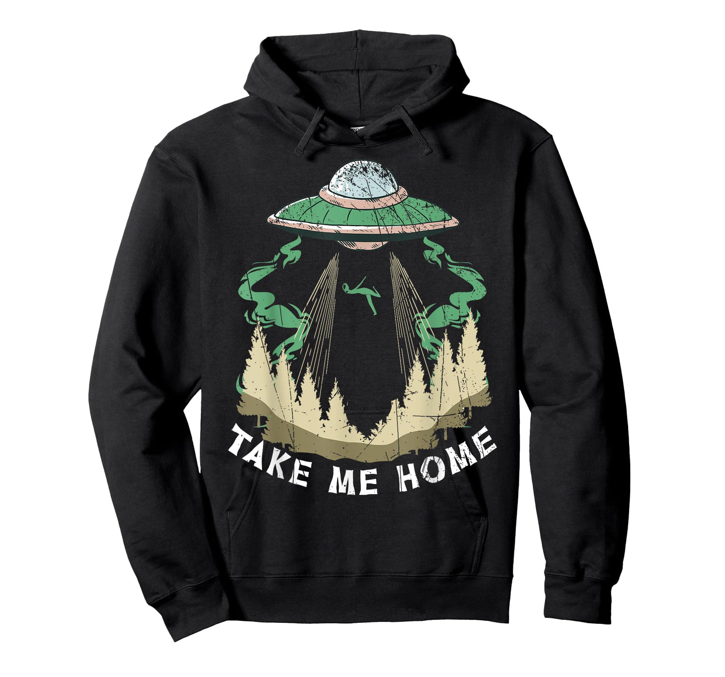 Space Alien Ufo Alien Head Tie Dye Peace T-Shirt