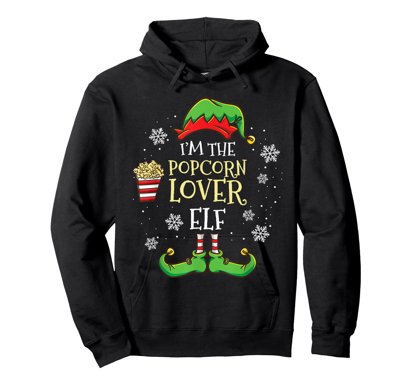 Im The Popcorn Lover Elf Christmas T-Shirt