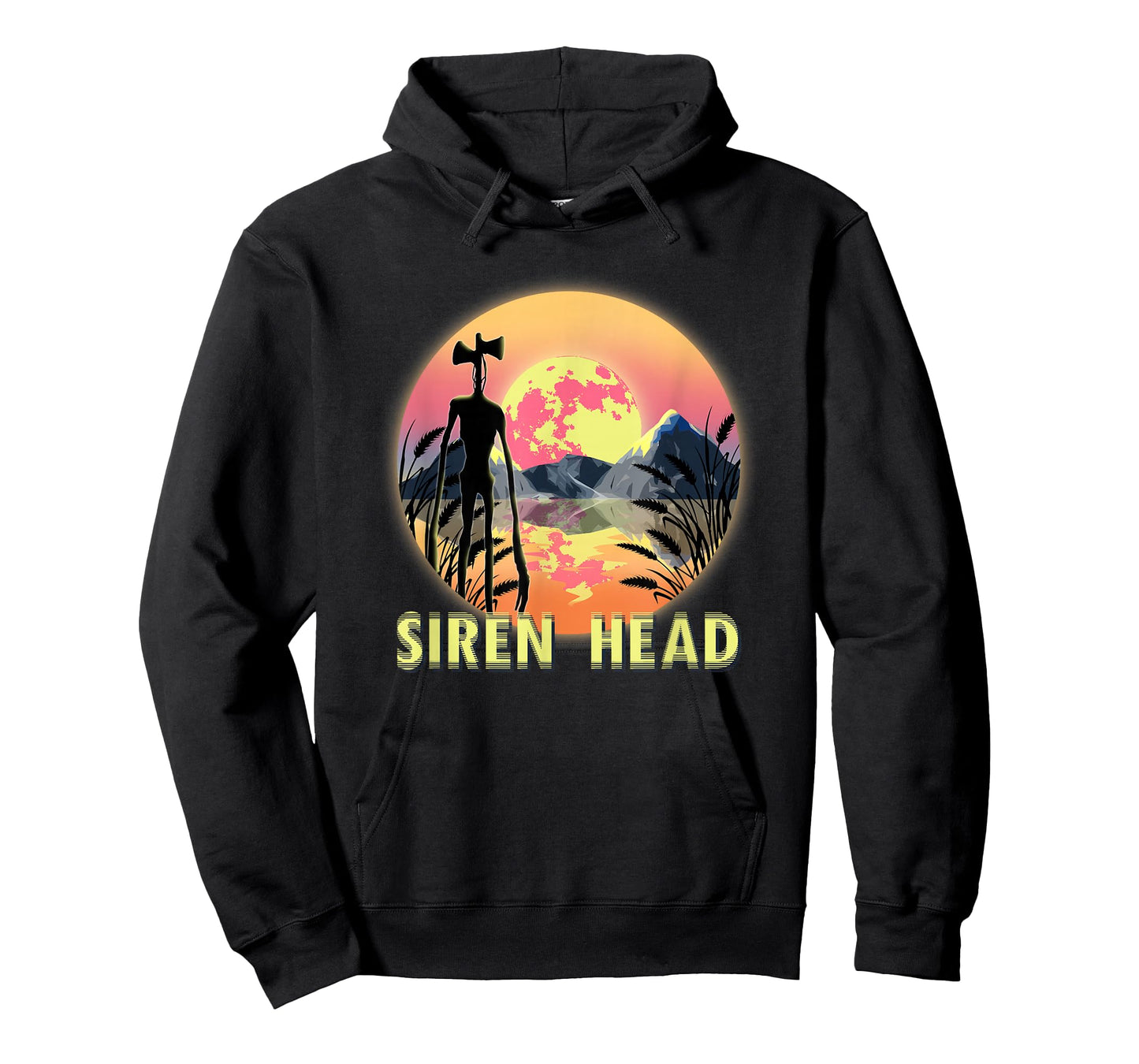 Cryptid Full Moon and Siren Head T-Shirt