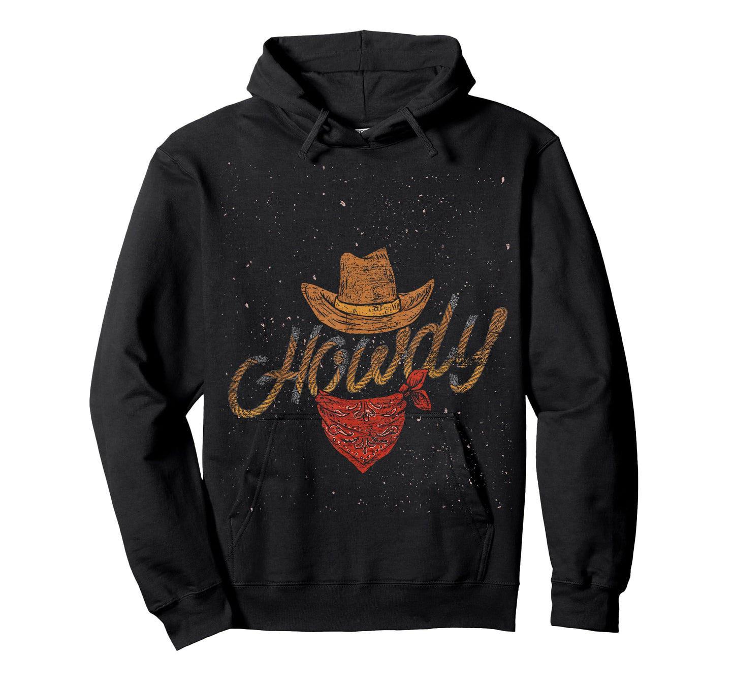 Yeehaw Cowboy Gifts Texas Rodeo Bull Men's Western T-Shirt Black Small