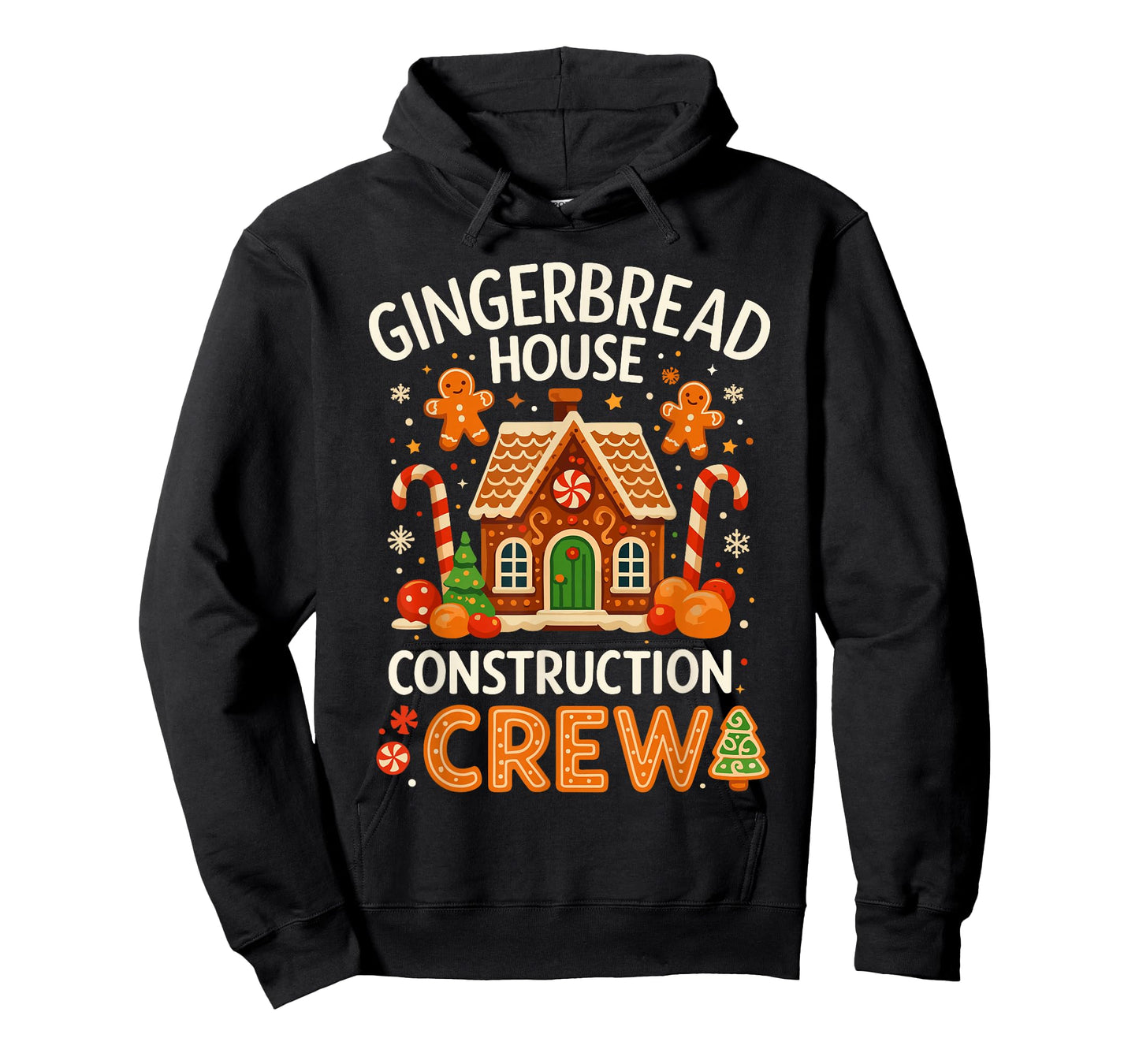 Gingerbread Man Costume Gingerbread House Construction Crew T-Shirt