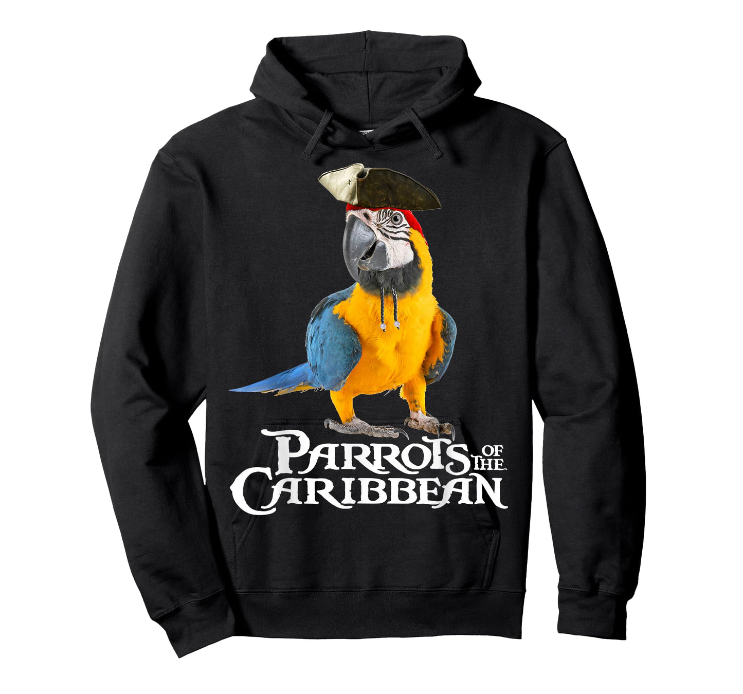 Parrots of The Caribbean Bird Pirates Halloween Costume Gift T-Shirt