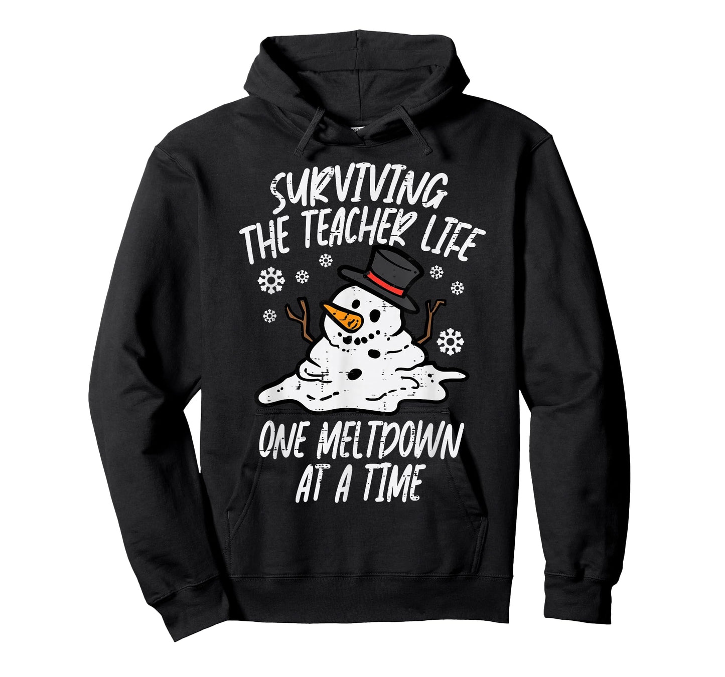 Christmas Surviving Teacher Life Meltdown Xmas Women Men T-Shirt