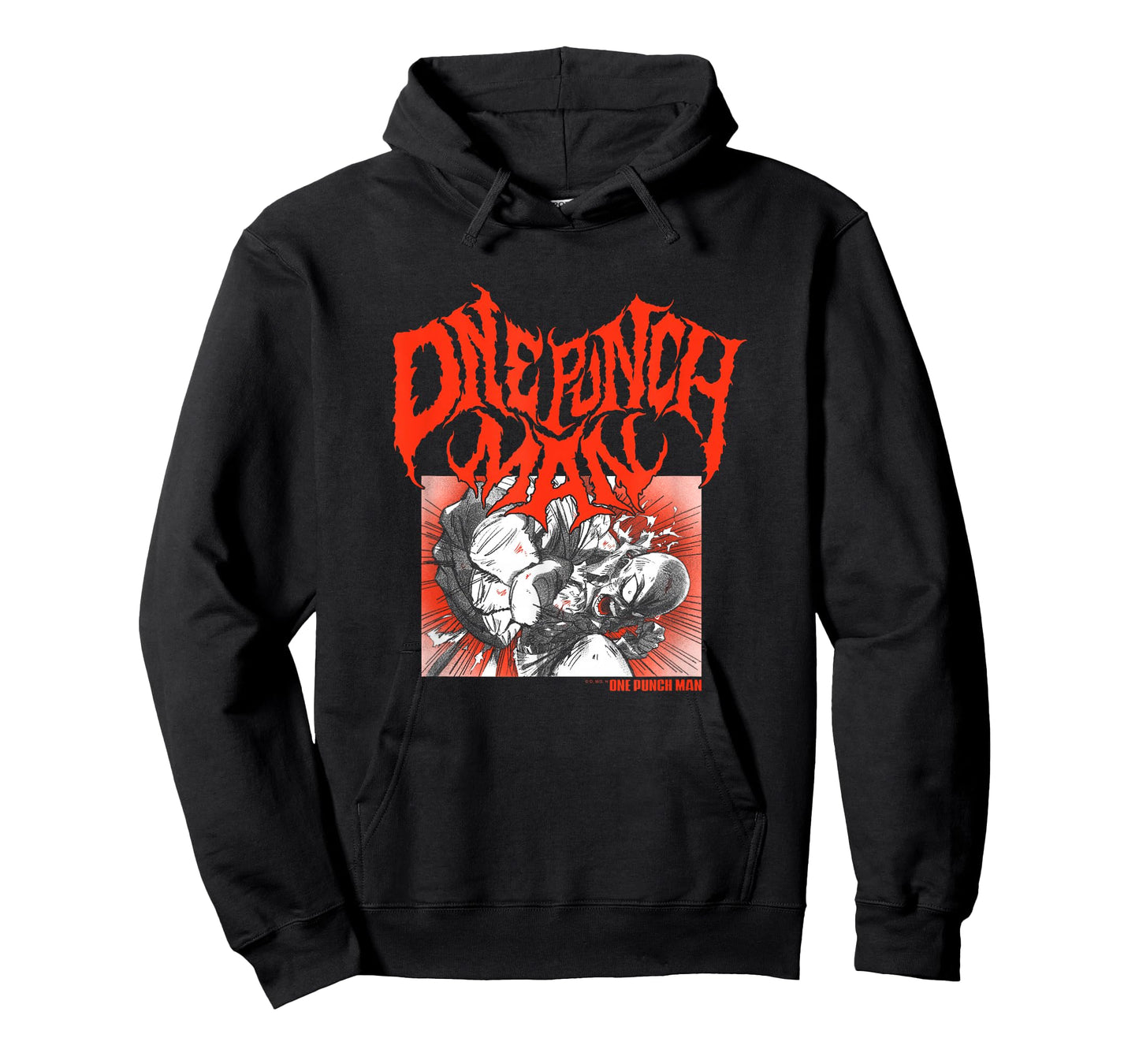 One Punch Man Metal Inspired Logo T-Shirt Small
