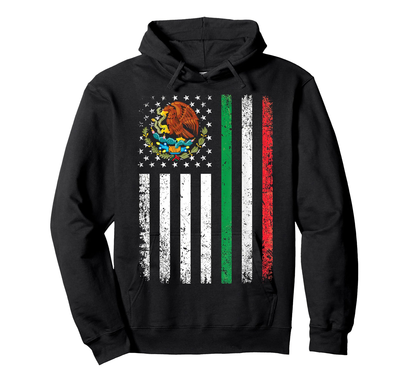 Mexican American Flag Mexican Roots Mexico America T-Shirt