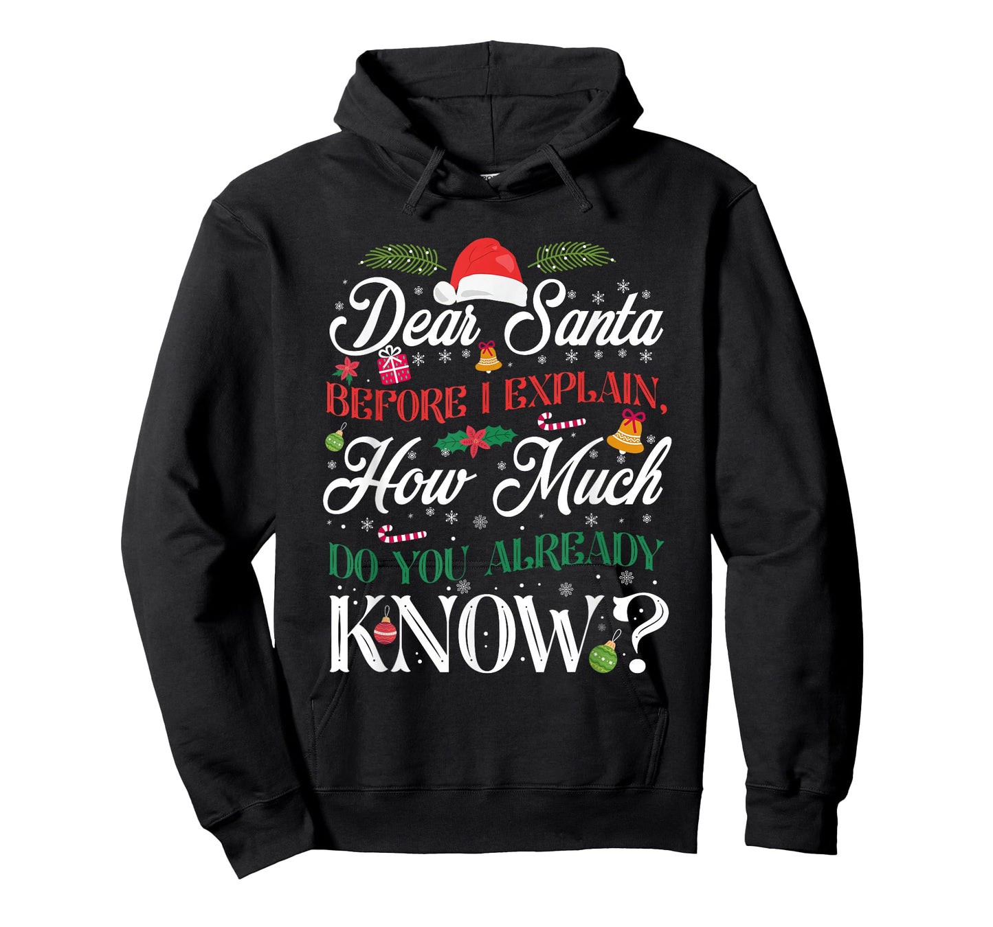 Funny Christmas Dear Santa How Much Do You Know T-Shirt