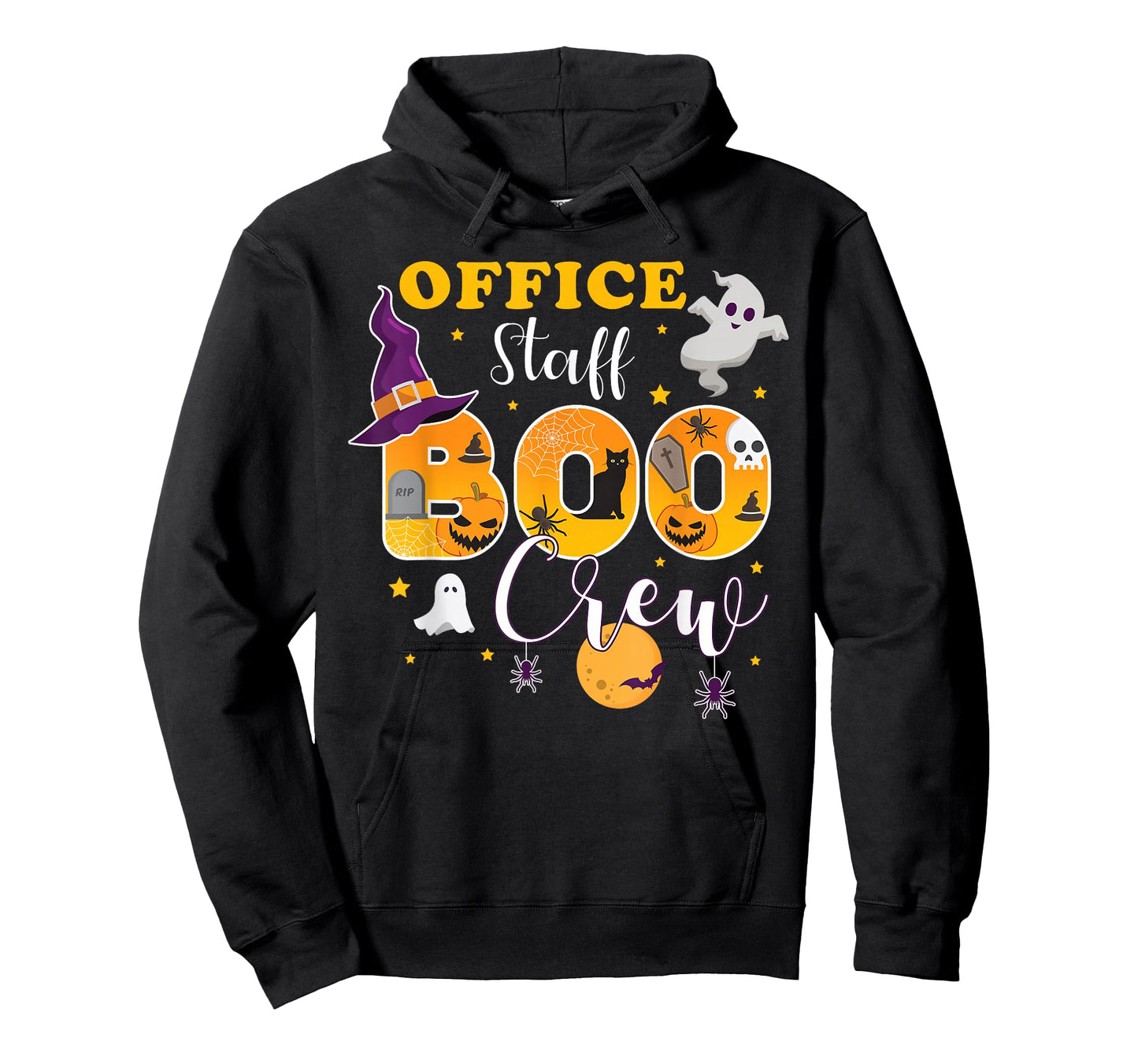 Office Staff Boo Crew Matching Halloween Costume T-Shirt