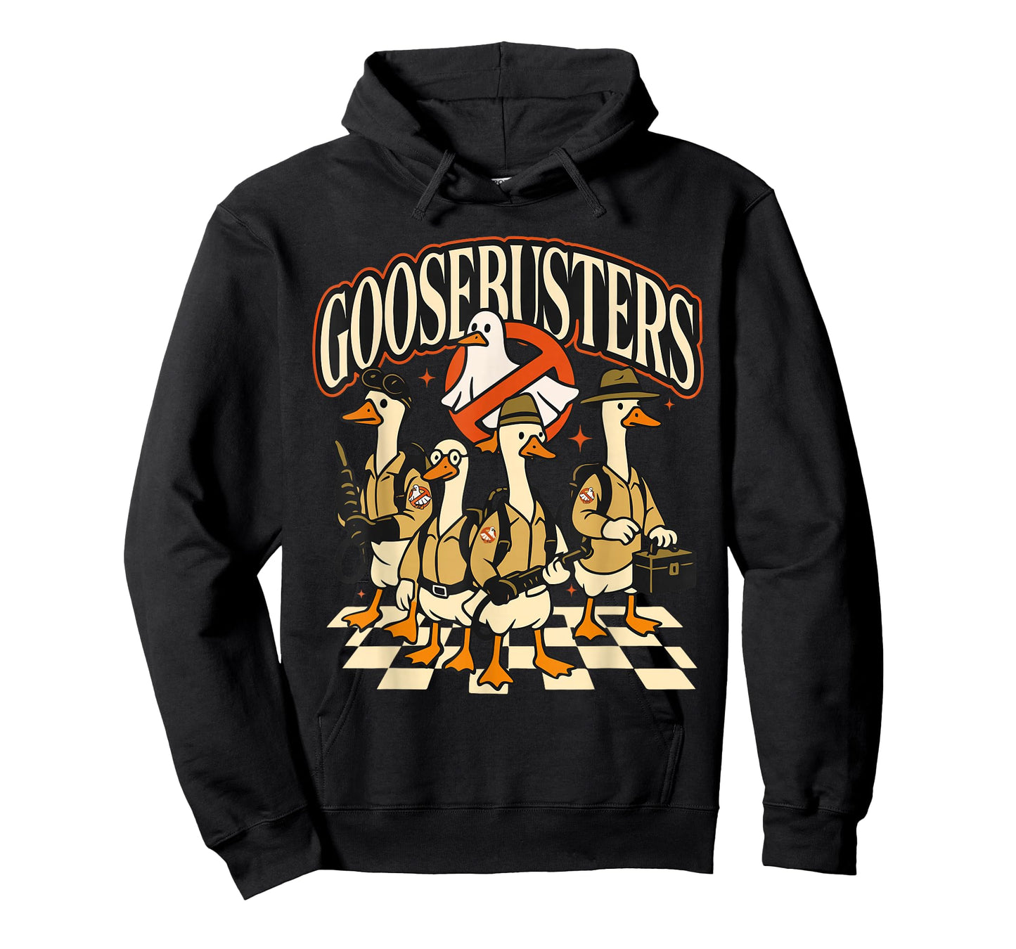 Goosebusters Halloween Goose Spooky Goosey Funny Meme Trendy T-Shirt