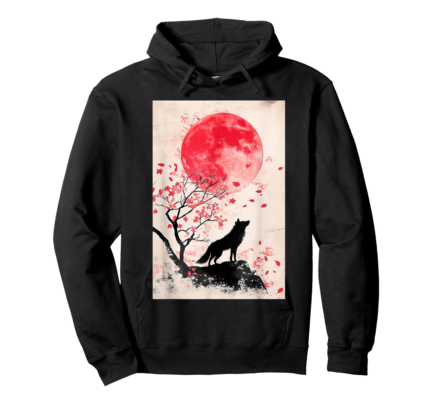 Okami Wolf Japanese Anime Kawaii Blossom Cherry T-Shirt