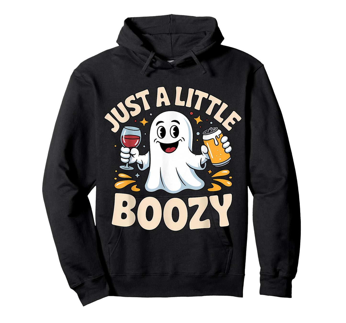 Just Little Boozy Halloween Ghost Drinking Costume T-Shirt