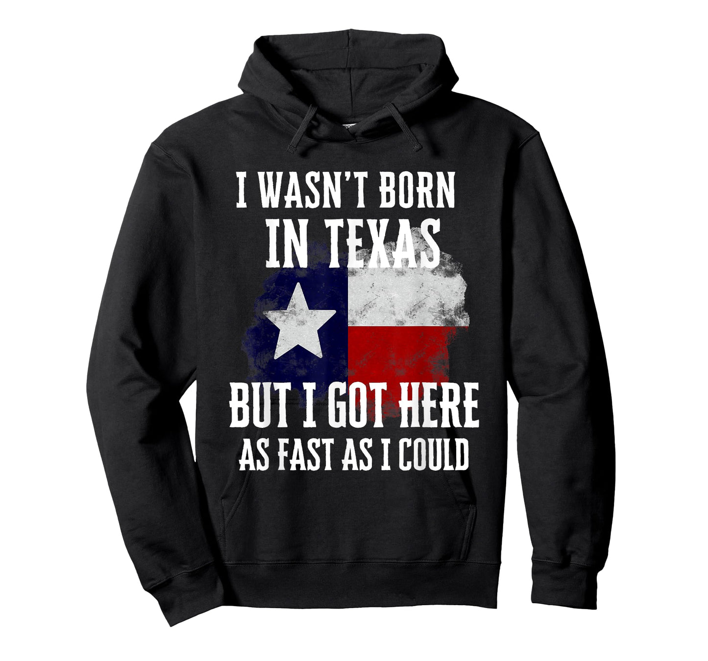 I Wasn't Born In Texas Transplant Patriotic Southern Pride T-Shirt