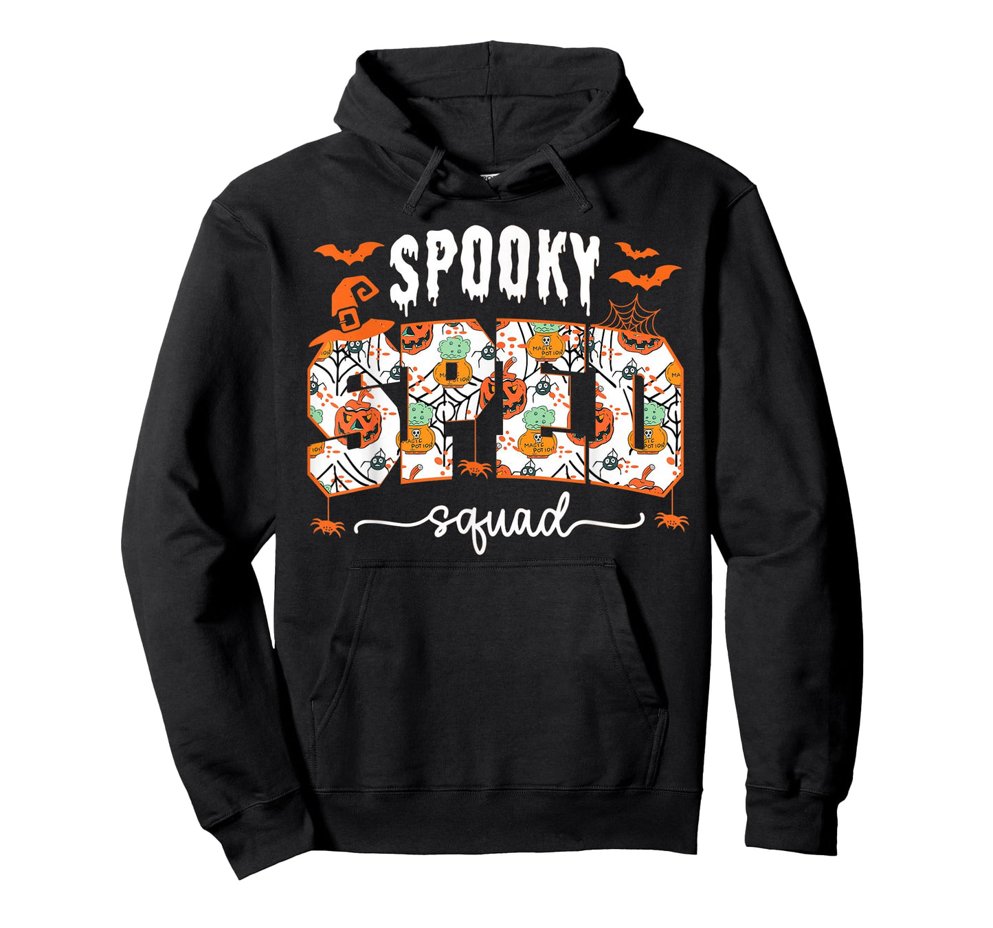 Spooky SPED Squad Special Education Teacher Halloween Ghost T-Shirt