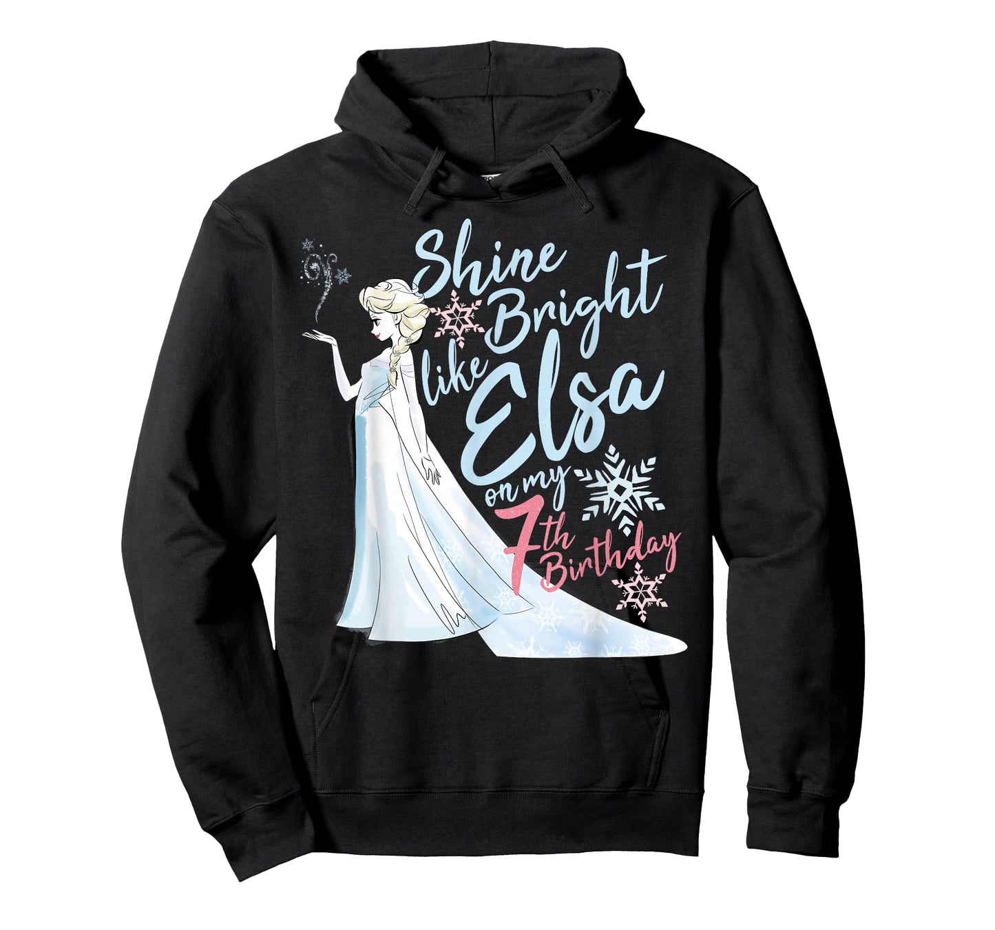 Disney Frozen Elsa Shine Bright On My 7th Birthday T-Shirt