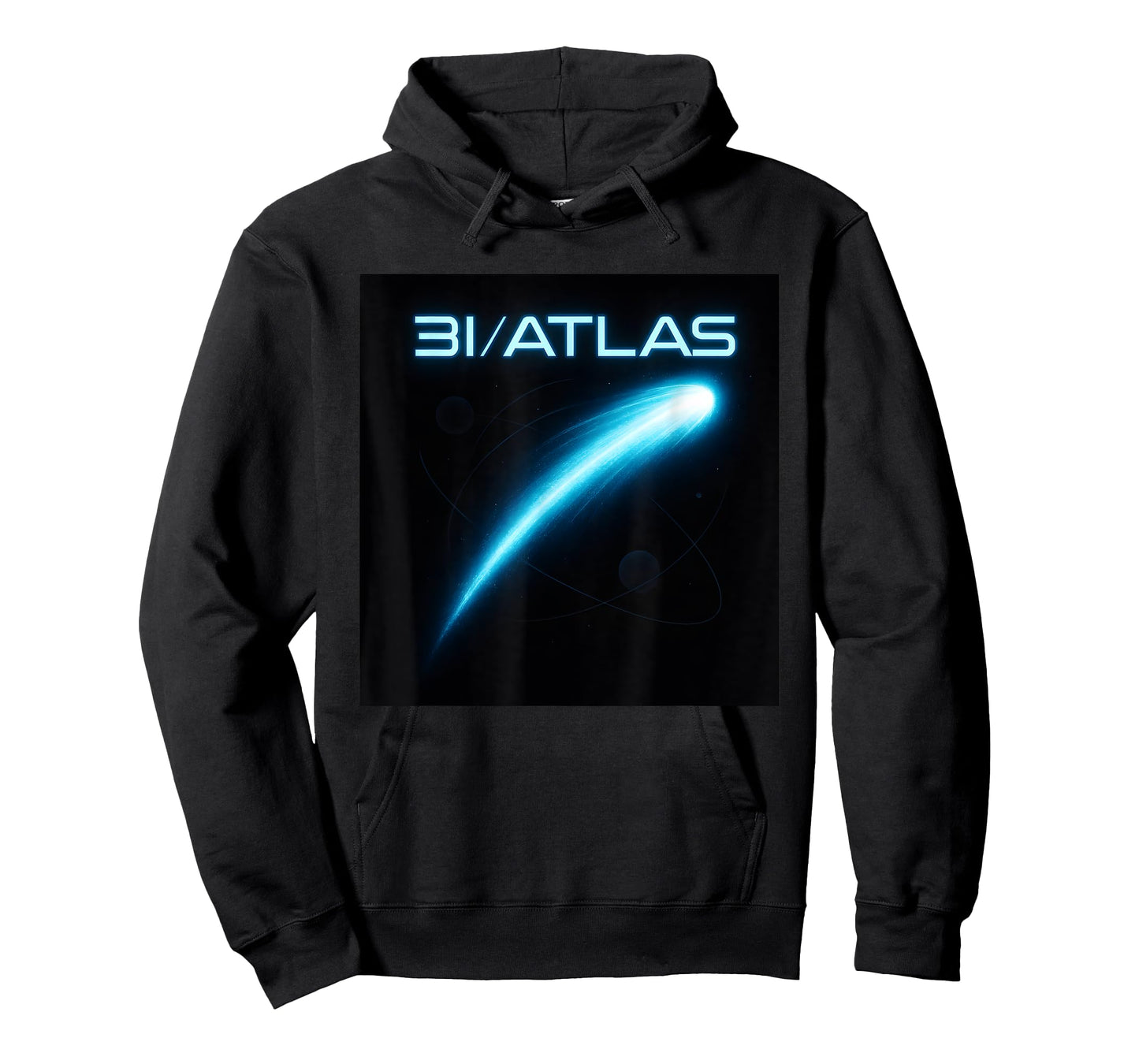 Interstellar 3I Atlas Comet Emblem UFO Alien Probe T-Shirt