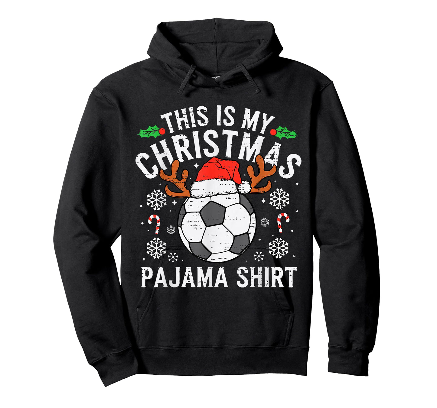 This Is My Soccer Christmas Pajama Shirt Sports Mens Boy Kid T-Shirt