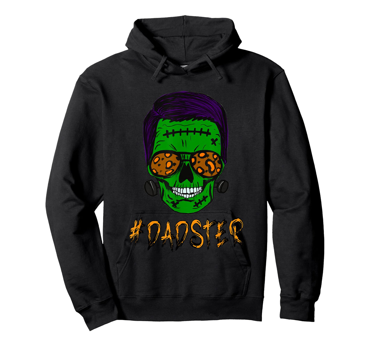 Monster Skull Dadster Dad Life Halloween Matching Family T-Shirt
