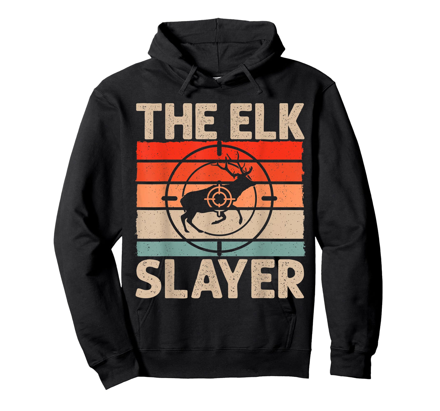 Elk Hunter Retro Vintage The Elk Slayer Elk Hunting T-Shirt