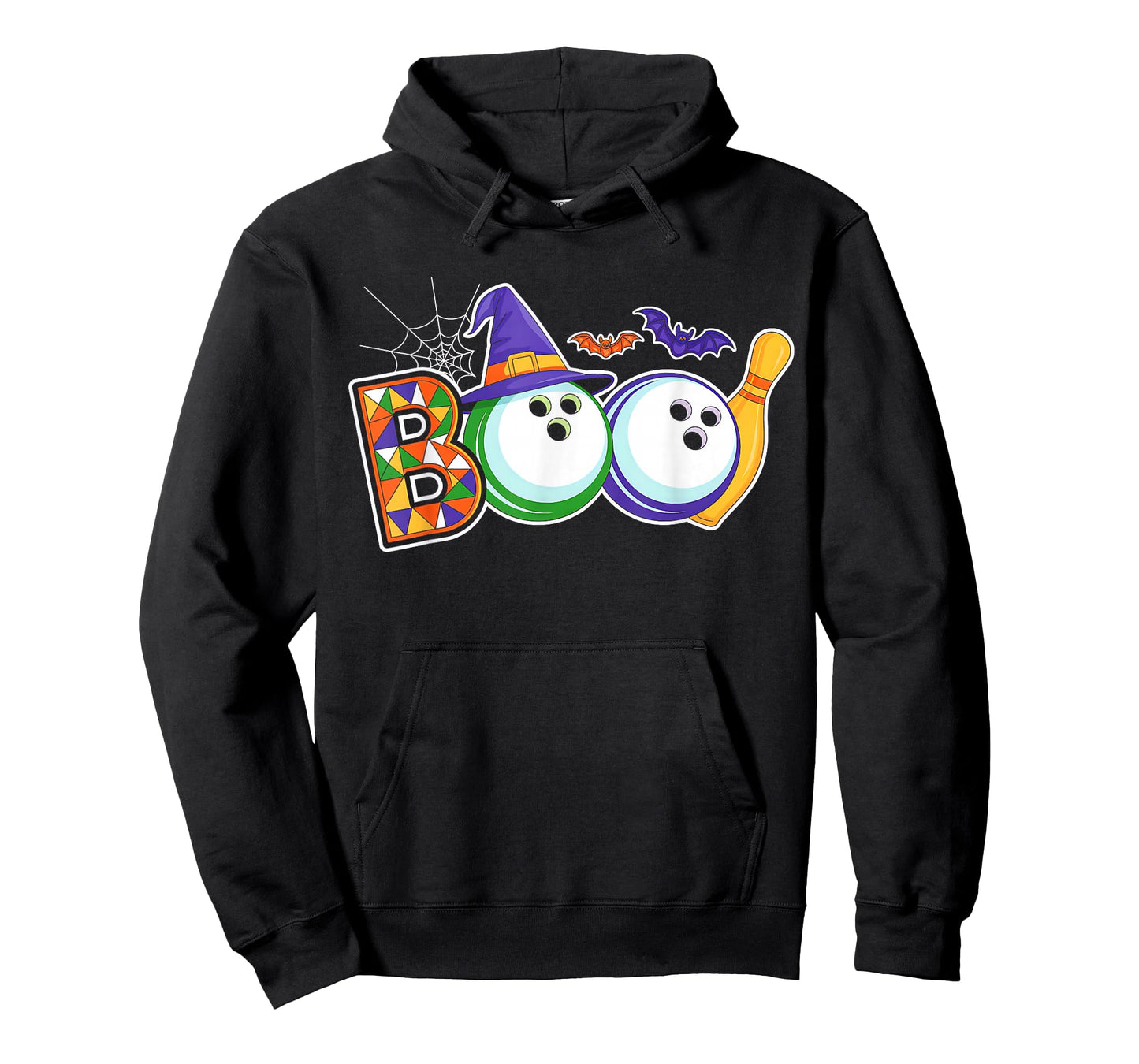 Bowling Boo Creepy Halloween Costume Pumpkin Bowling Lover T-Shirt