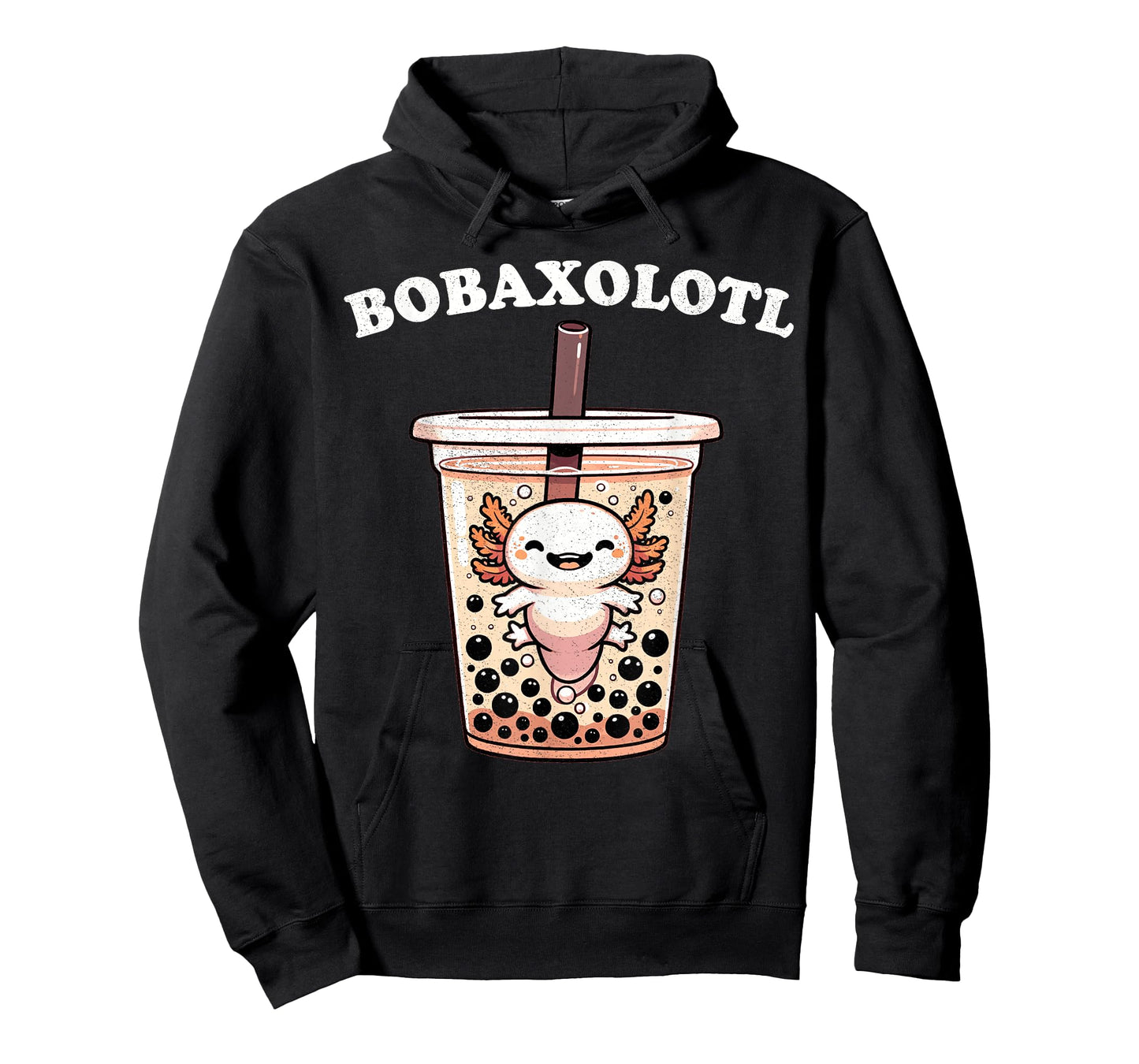 Axolotl Boba Tea Bubble Tea Milk Tea Anime Axolotl Funny T-Shirt