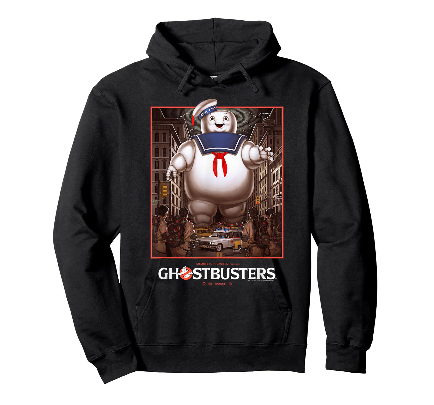 Ghostbusters Ghostbusters vs Stay Puft Vintage Movie Poster T-Shirt