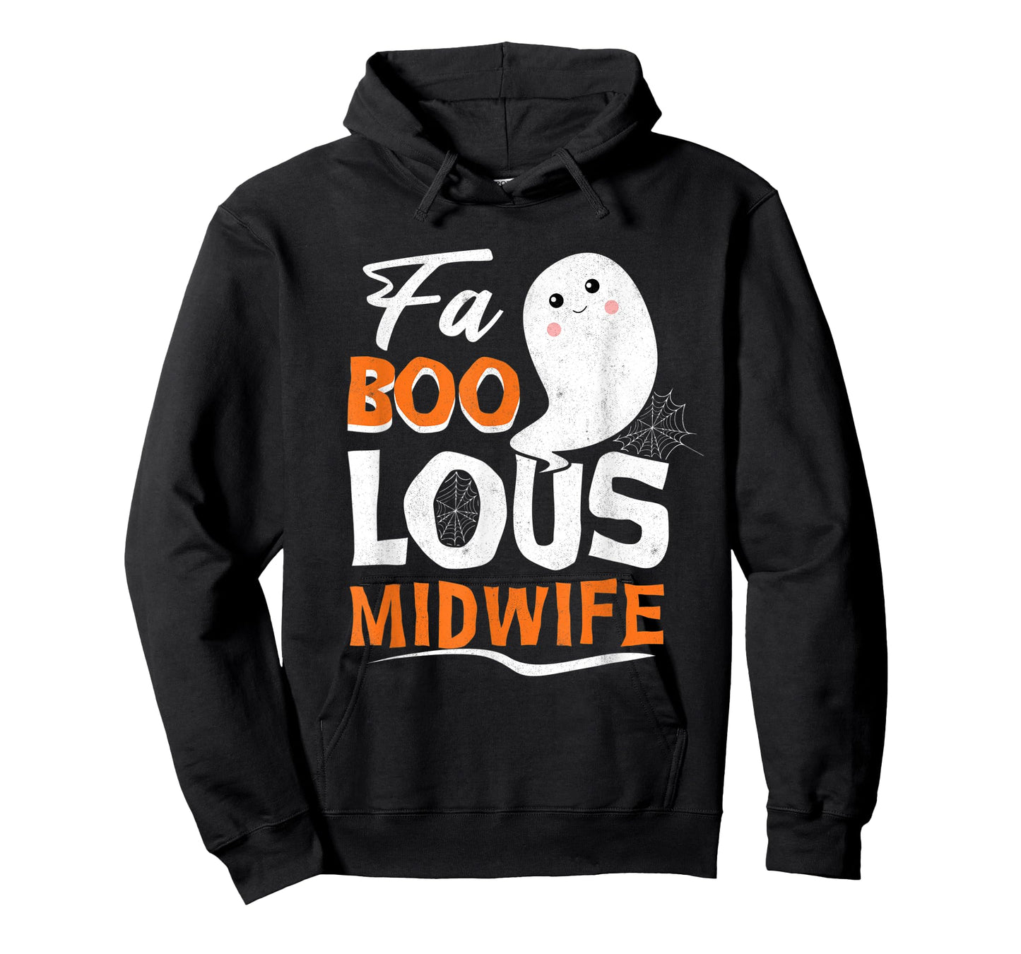 Fabulous Faboolous Midwife Ghost Halloween T-Shirt