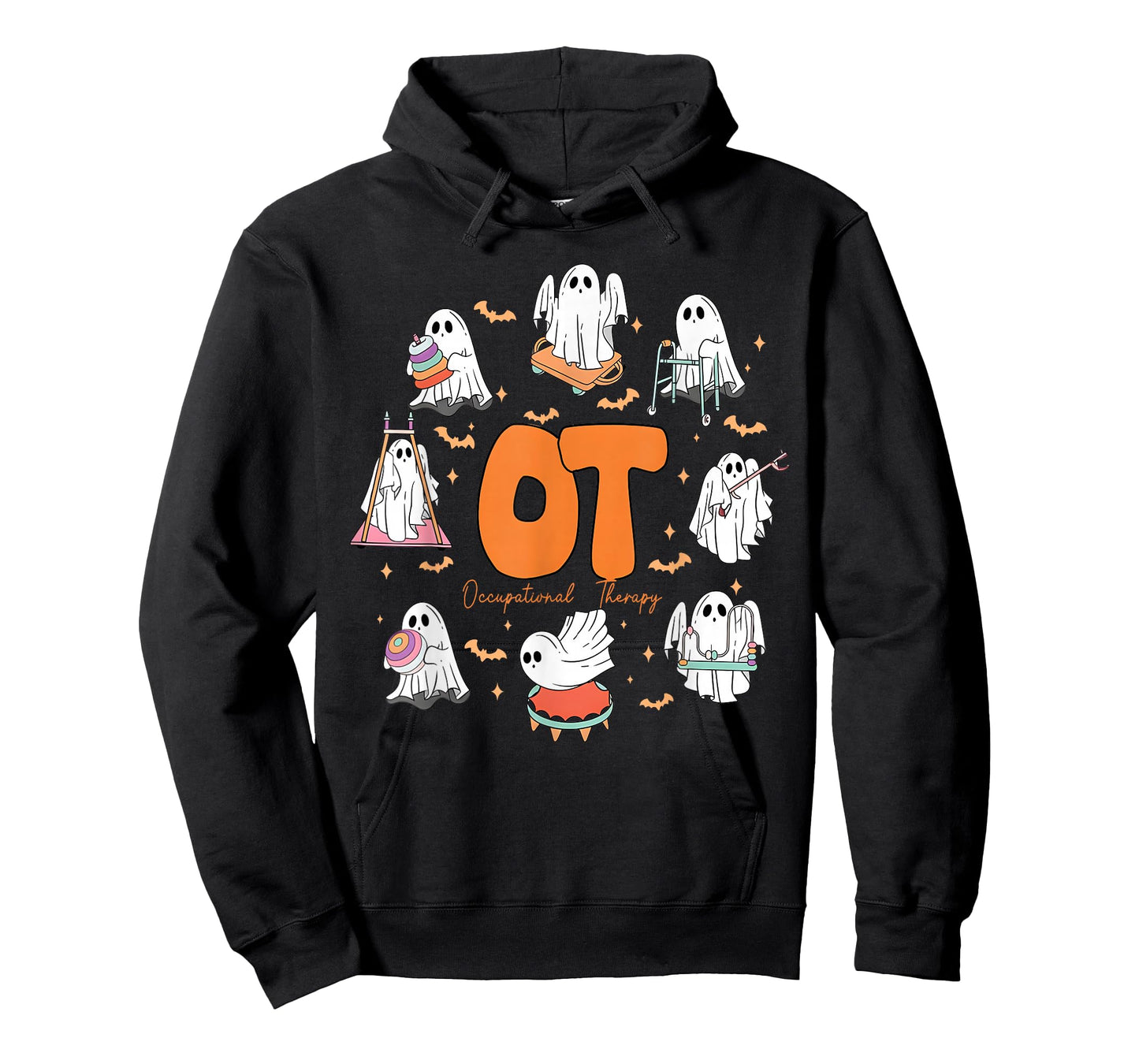 Occupational Therapy Halloween Funny Spooky Ghost OT Therapy T-Shirt