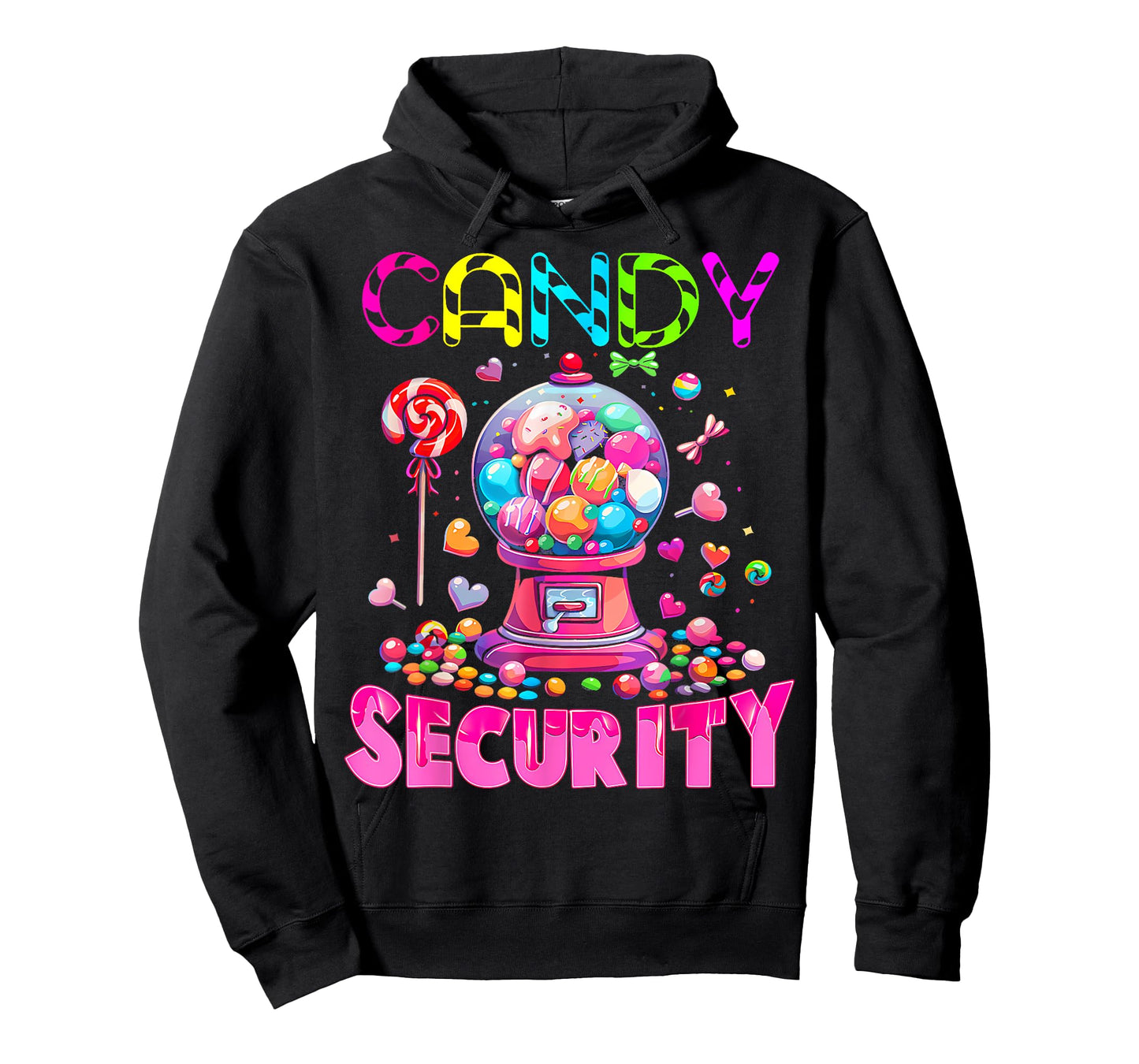 Candy Security Candyland Costume Kids Teens Adult T-Shirt