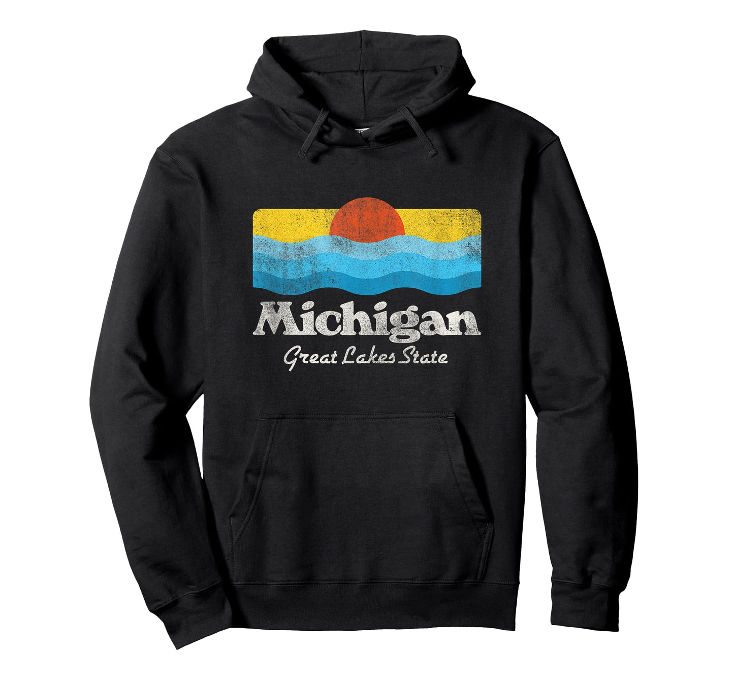 Retro Michigan Great Lakes State T-Shirt T-Shirt