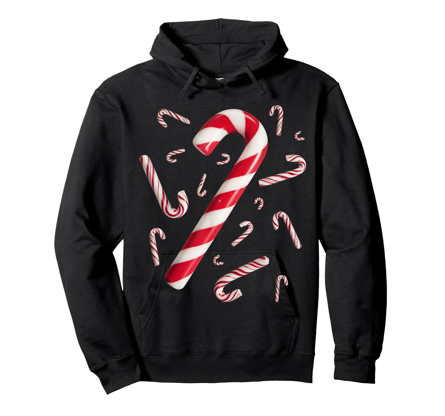 Christmas Candy Cane Santa Xmas Kids Toddler Youth Women Men T-Shirt