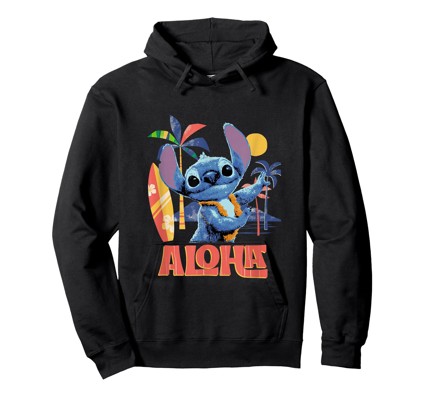 Disney Lilo & Stitch Aloha Hula Dance Distressed T-Shirt