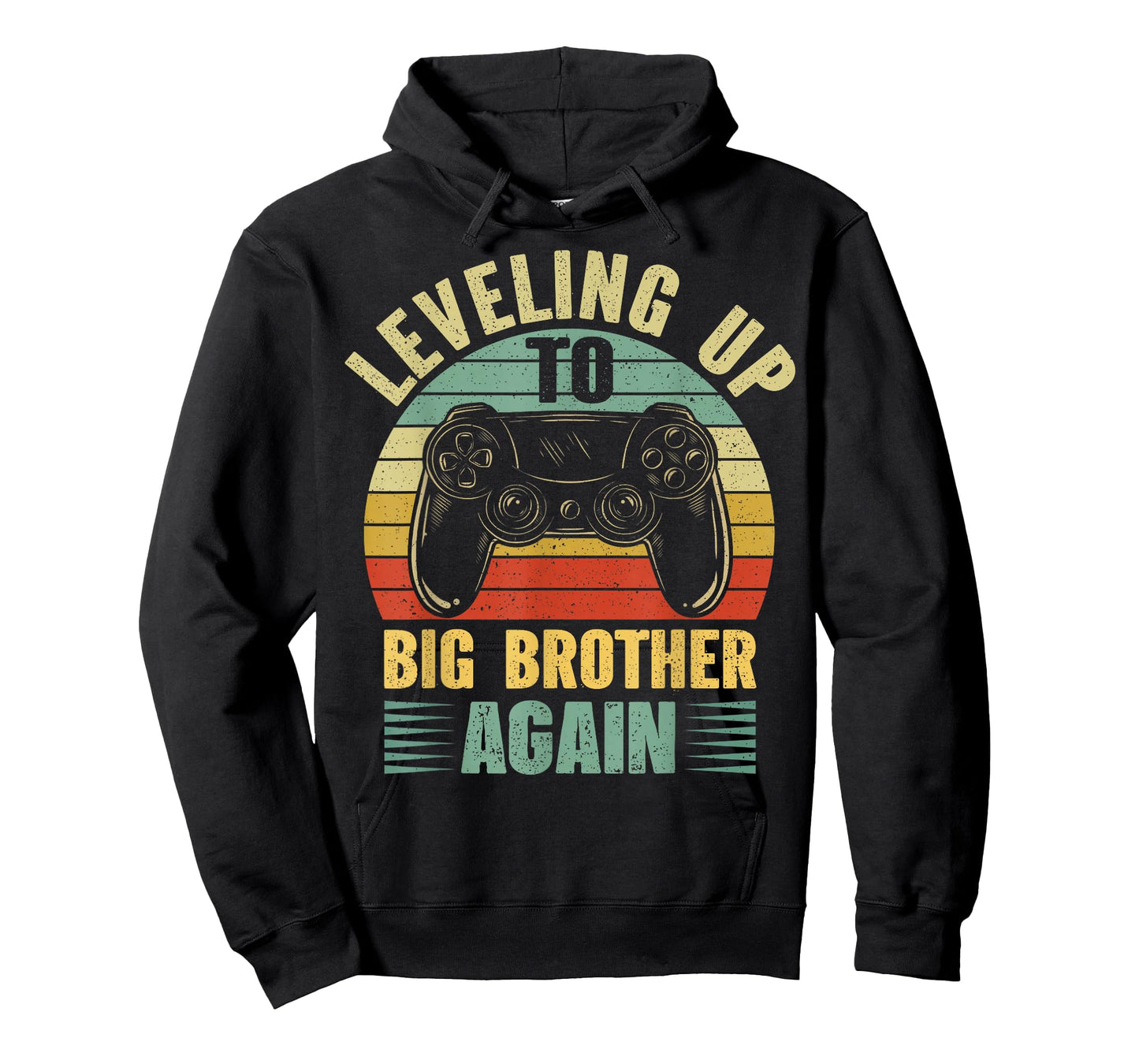 Leveling Up To Big Bro Again Vintage Gift Big Brother Again T-Shirt