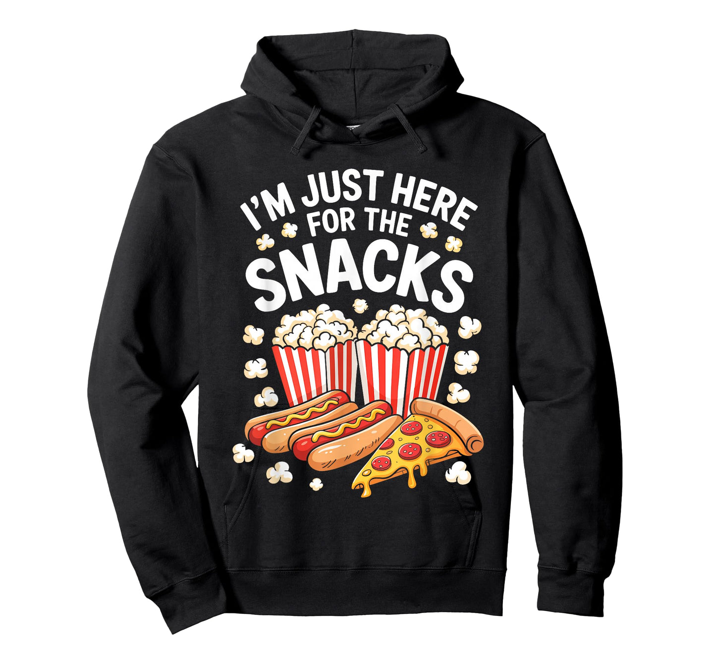 I'm Just Here For The Snacks Shirt Funny Food Lover Foodie T-Shirt