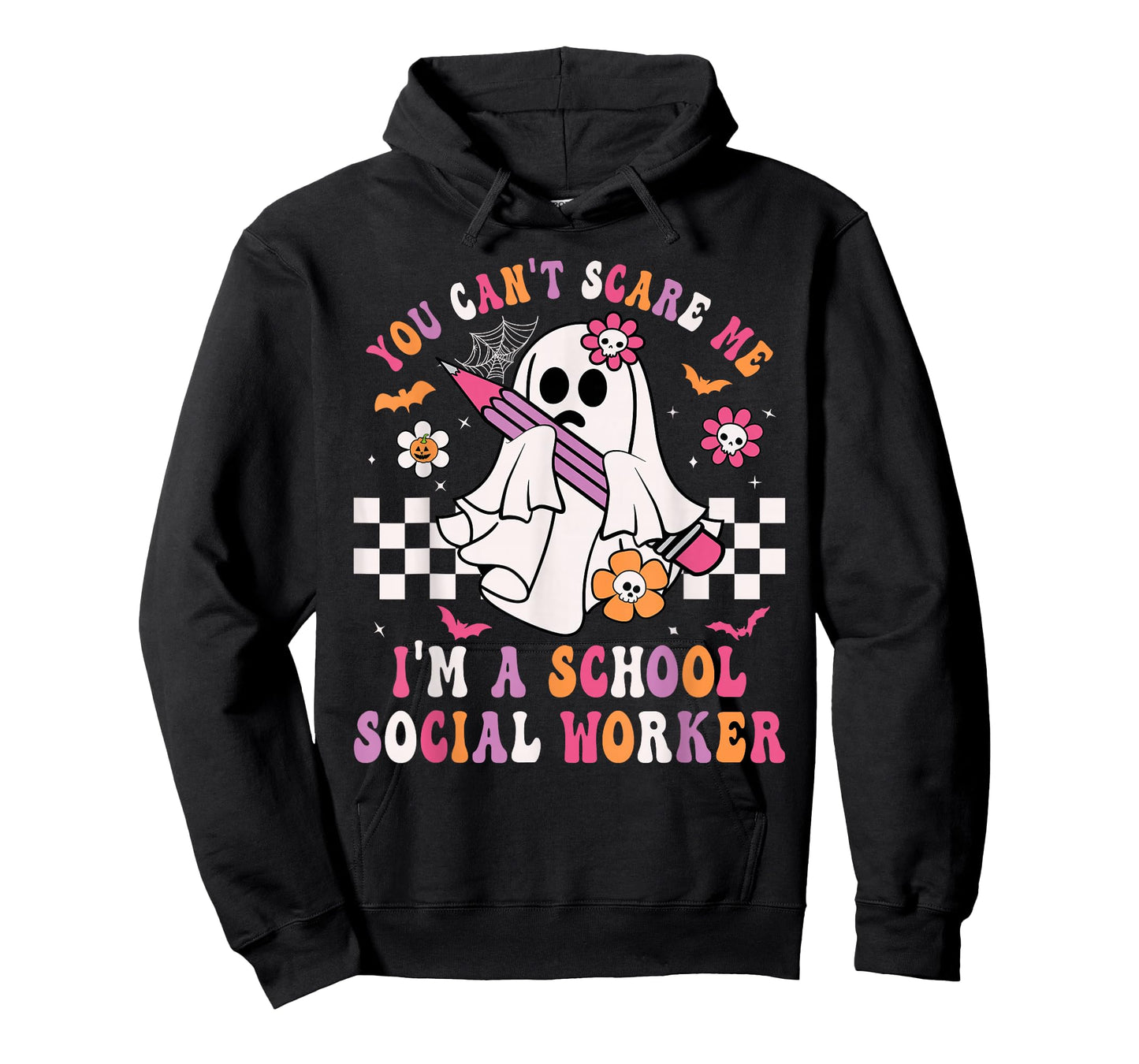 You Can't Scare Me I'm a School Social Worker Halloween T-Shirt