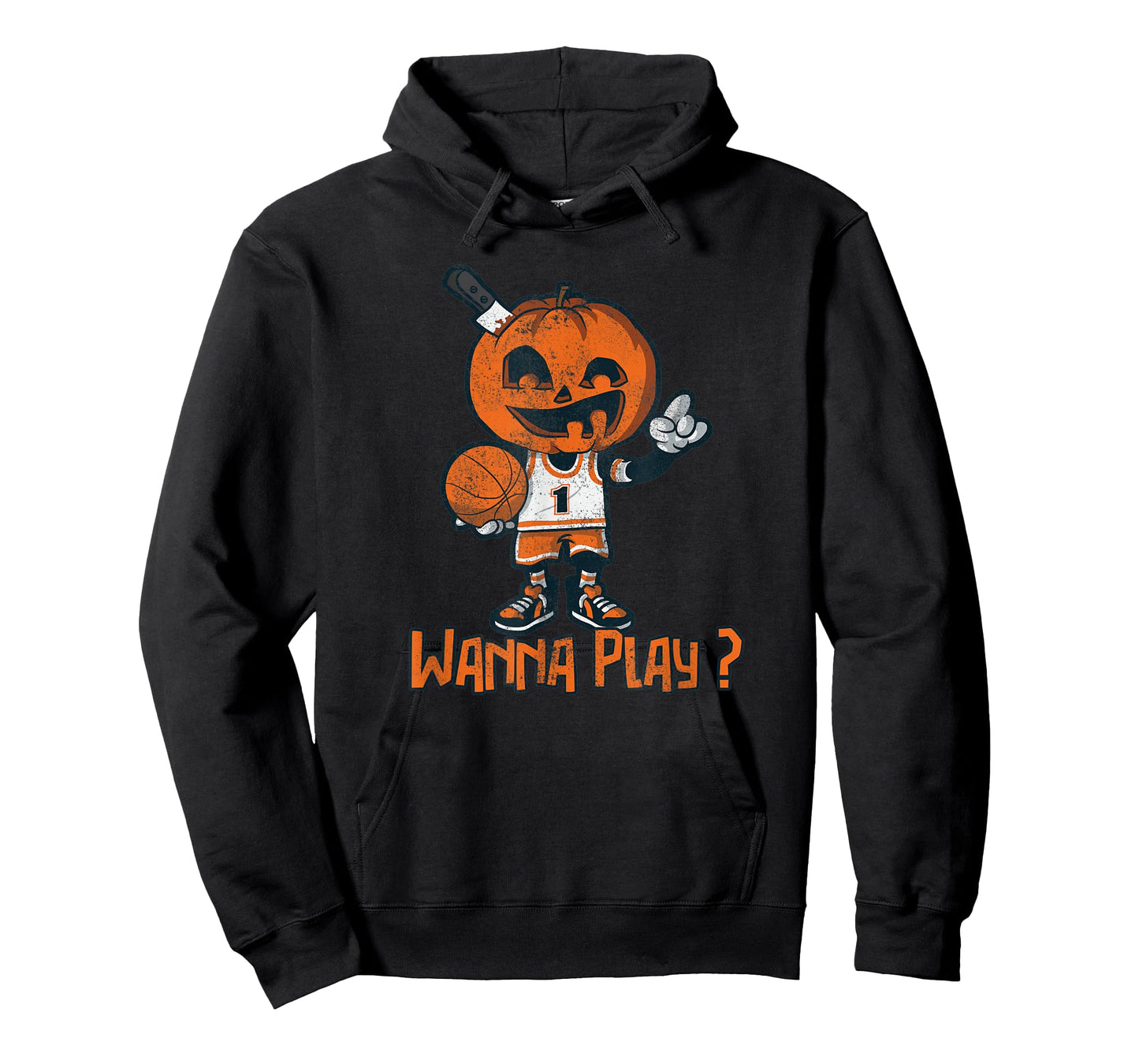 Pumpkin, Wanna Play?, Dead Zombie Basketball Player T-Shirt