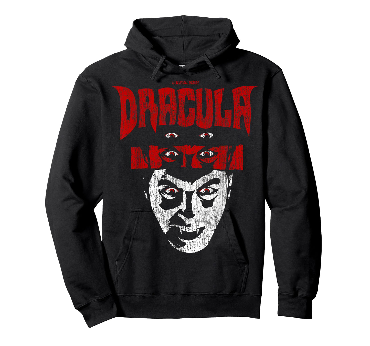 Universal Monsters Distressed Dracula Portrait Logo T-Shirt