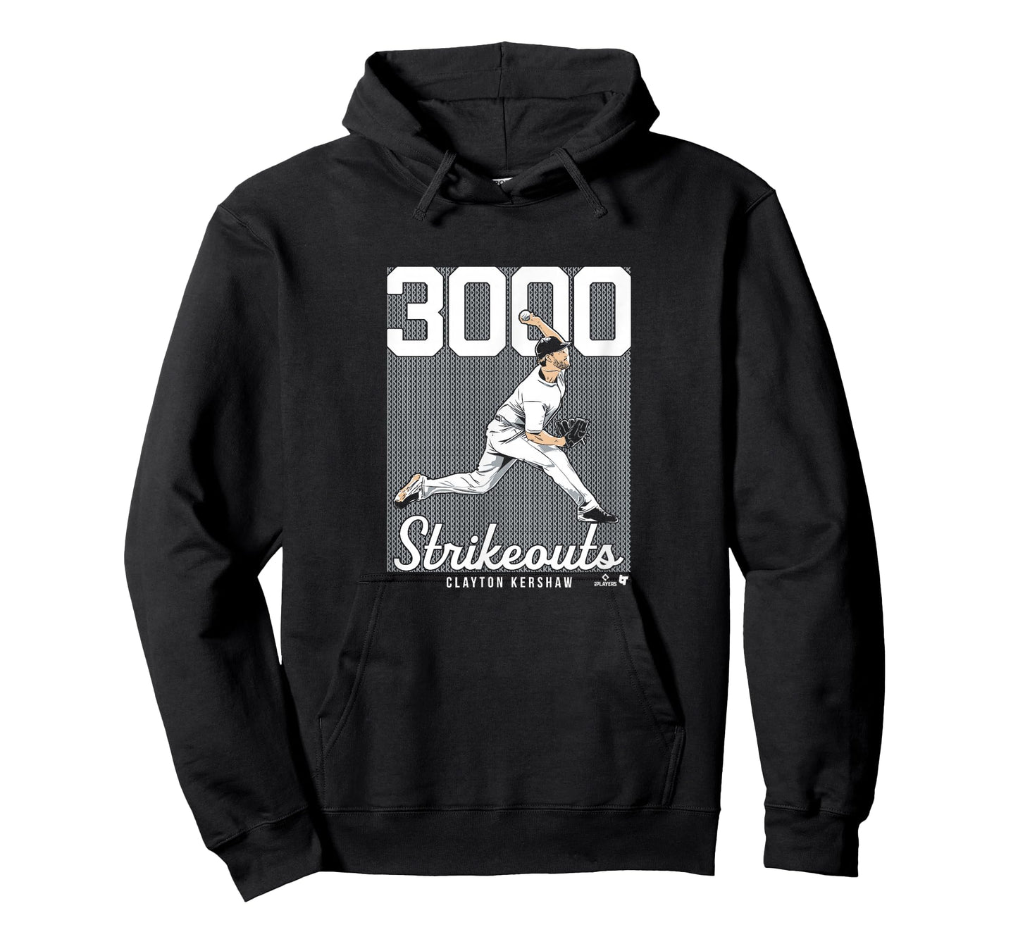 Clayton Kershaw - 3,000 Strikeouts - Los Angeles Baseball T-Shirt