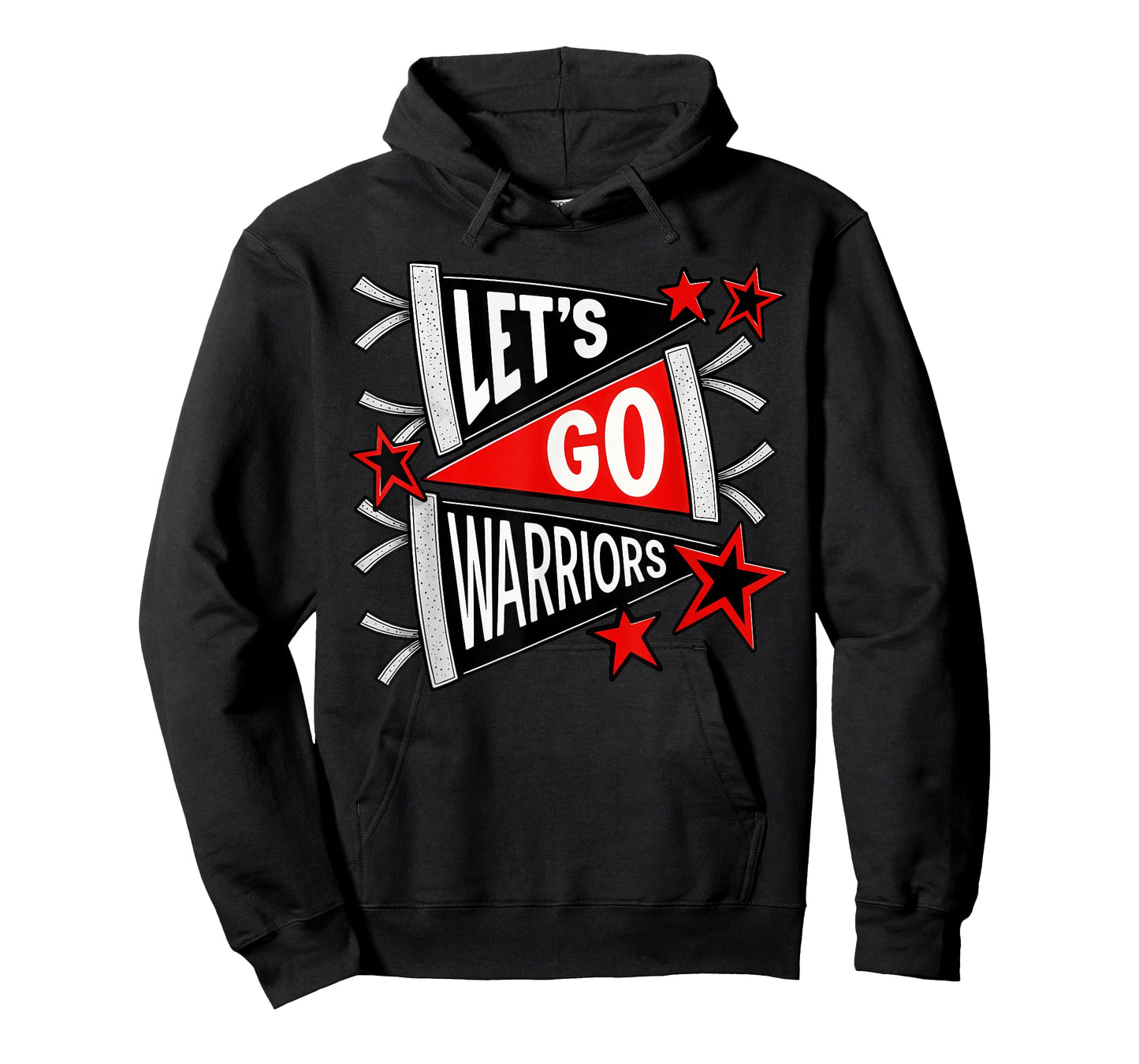 Let’s Go Warriors Team Spirit Cheer Game Day T-Shirt