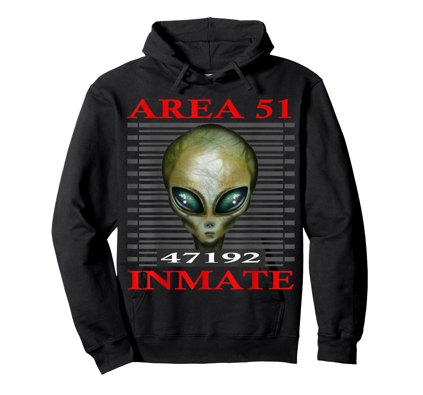 Area 51 Inmate Alien Head Space Lover Design T-Shirt
