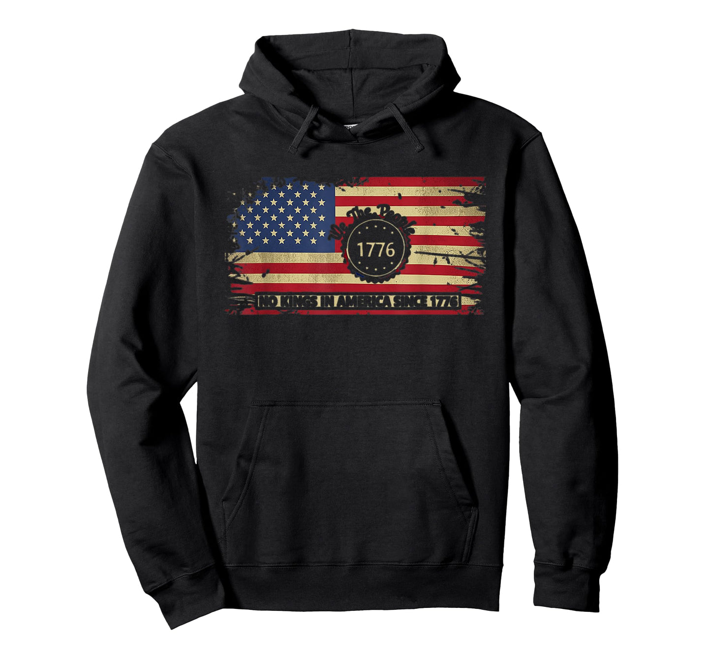 Let's go Taco No Kings In America Since 1776 American Flag T-Shirt